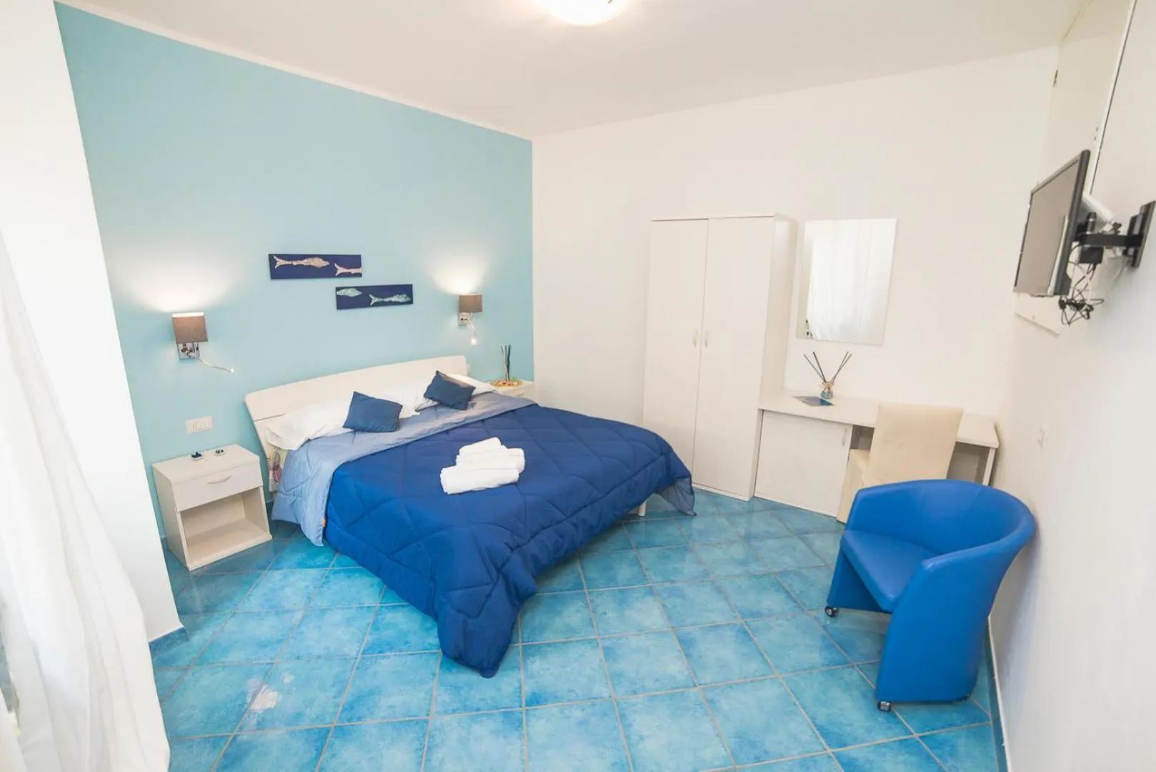 Photo of the whole room, Bed in Aquarius Maiori B&B