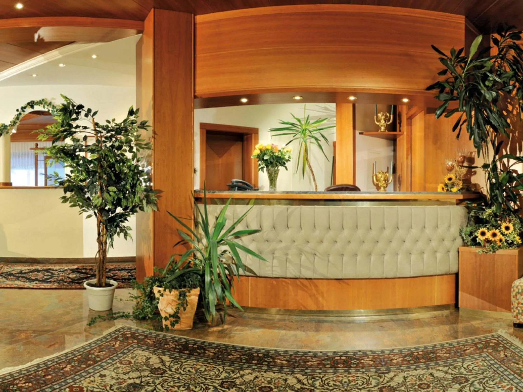 Lobby or reception in Aparthotel Garni Monte