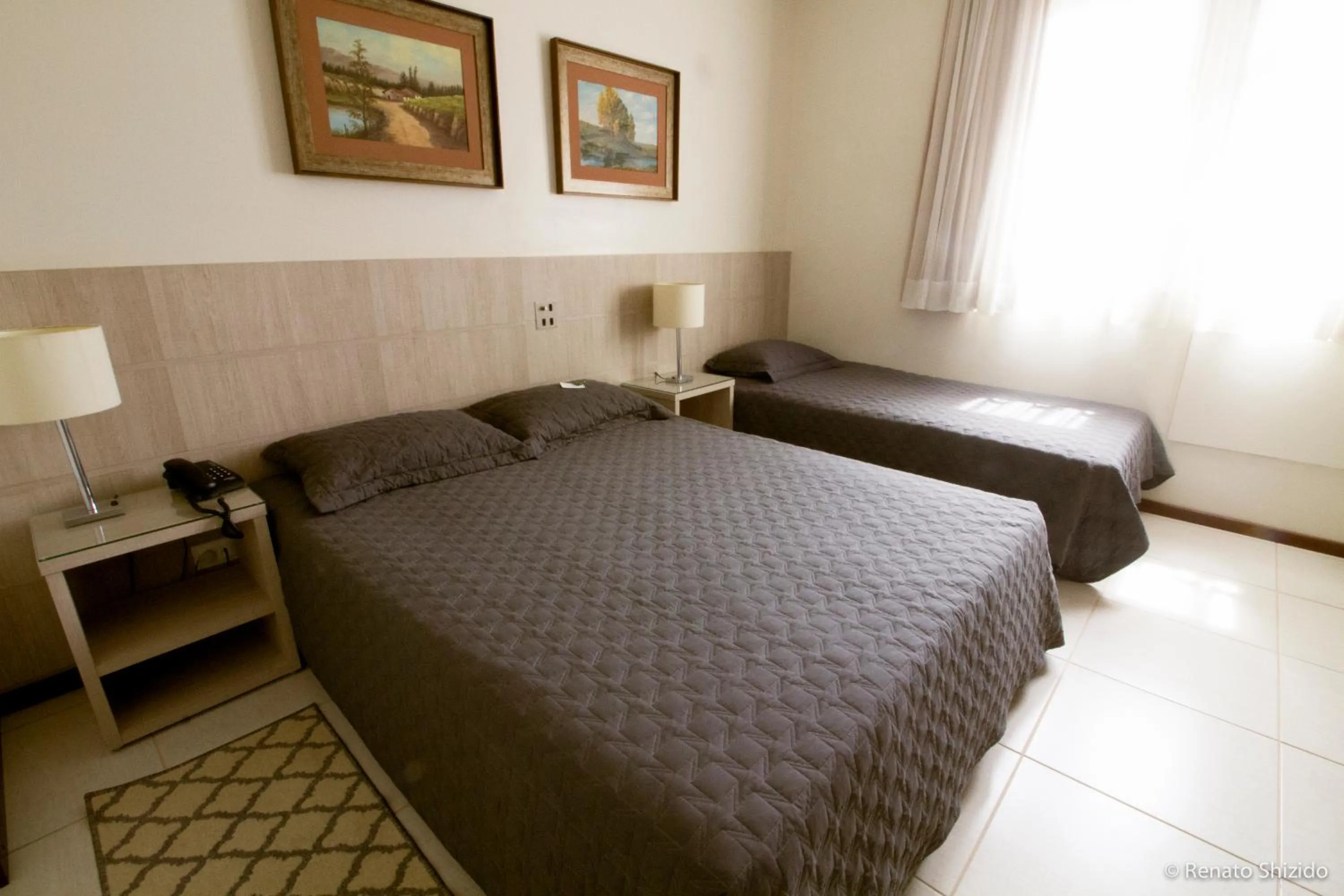 Bed in Aruá Hotel, Restaurante e Convenções