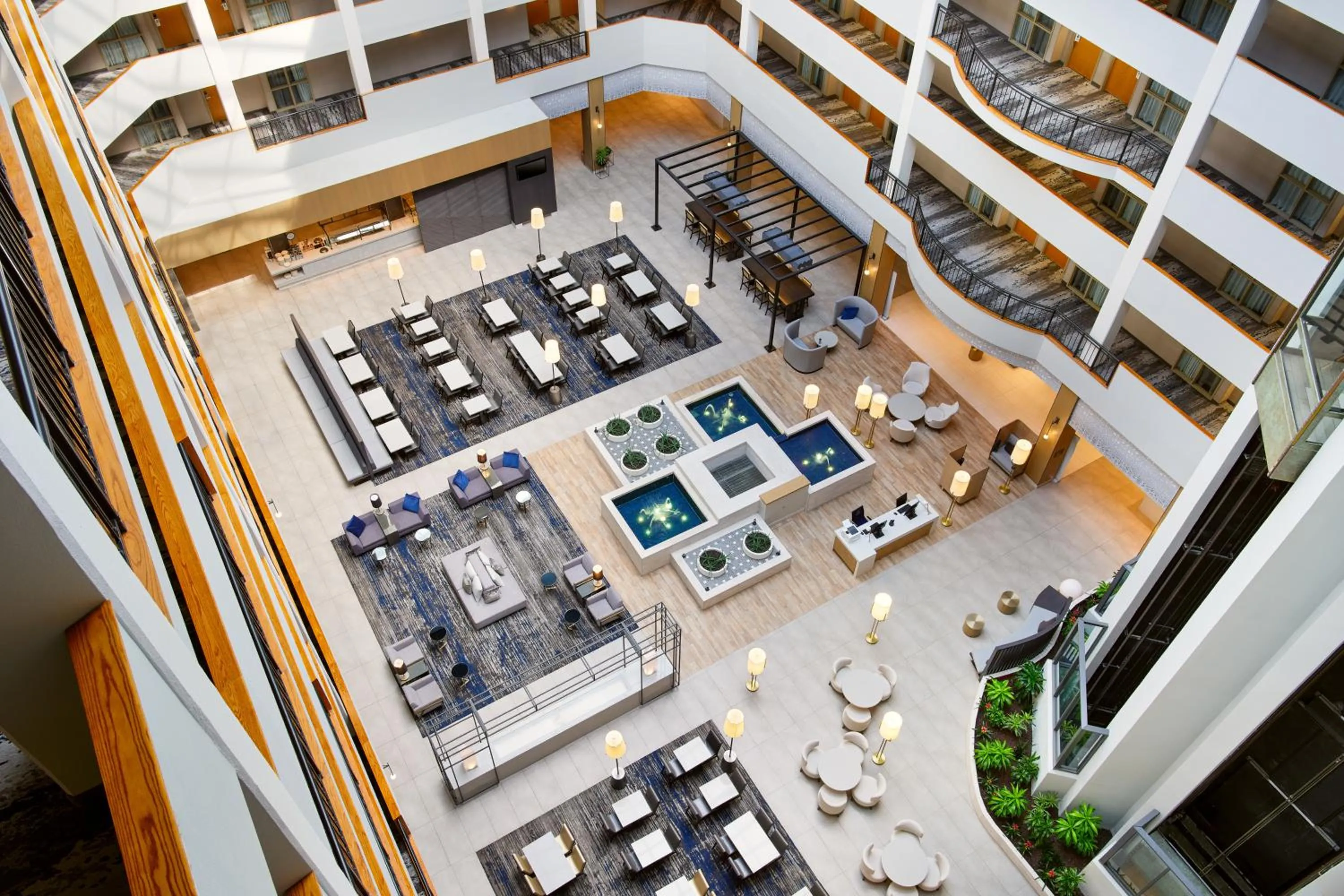 Lobby or reception in Embassy Suites by Hilton Raleigh Durham Research Triangle