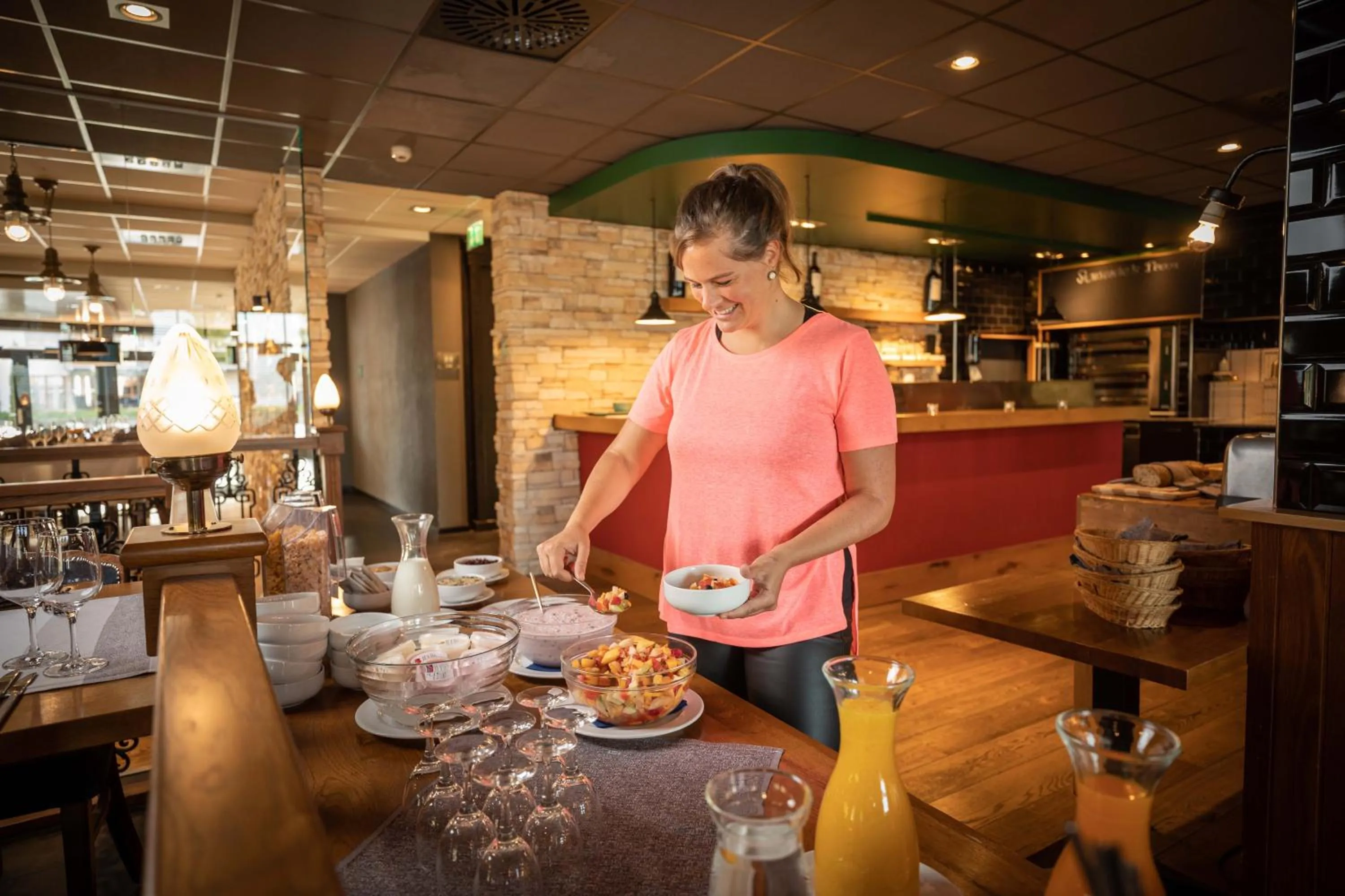 Buffet breakfast in Marina Walensee Hotel