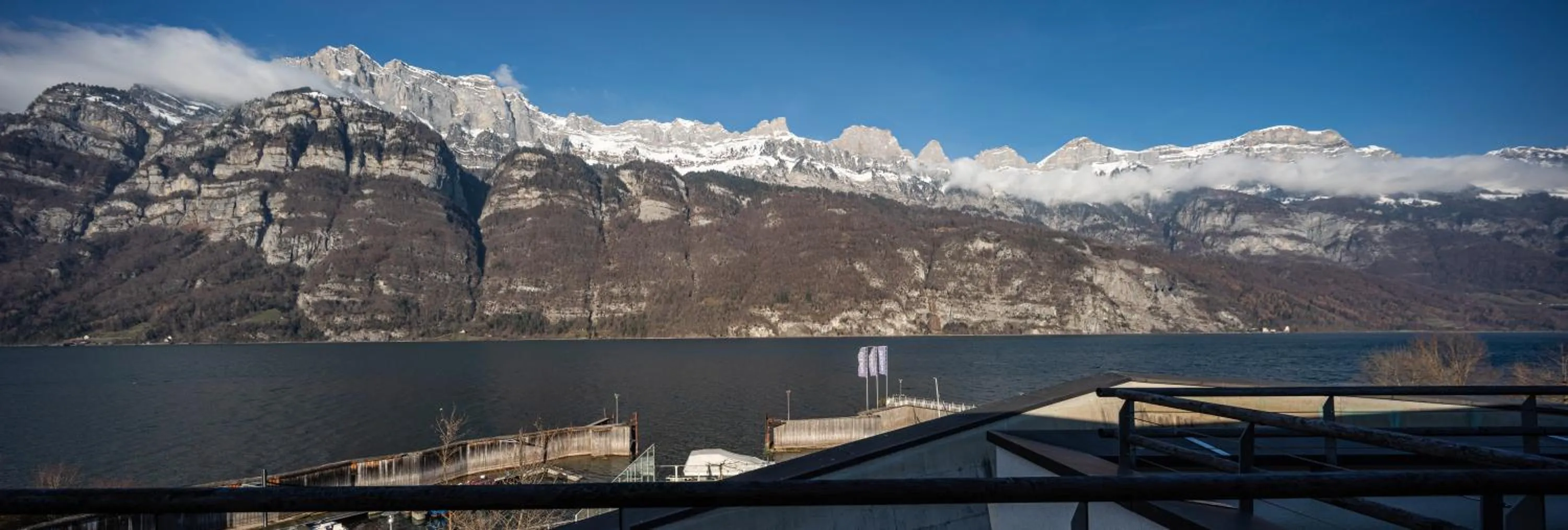 Lake view in Marina Walensee Hotel