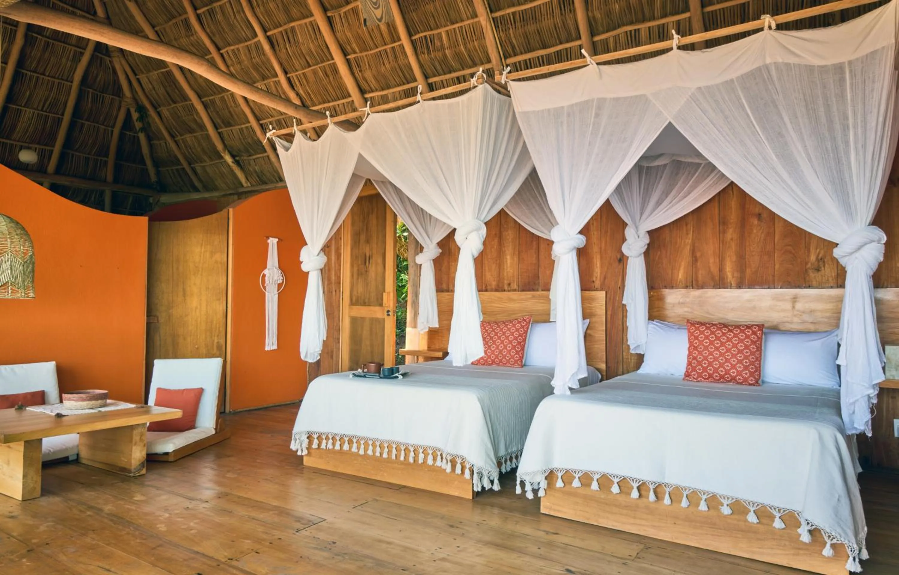 Photo of the whole room, Bed in Xinalani Retreat Mexico