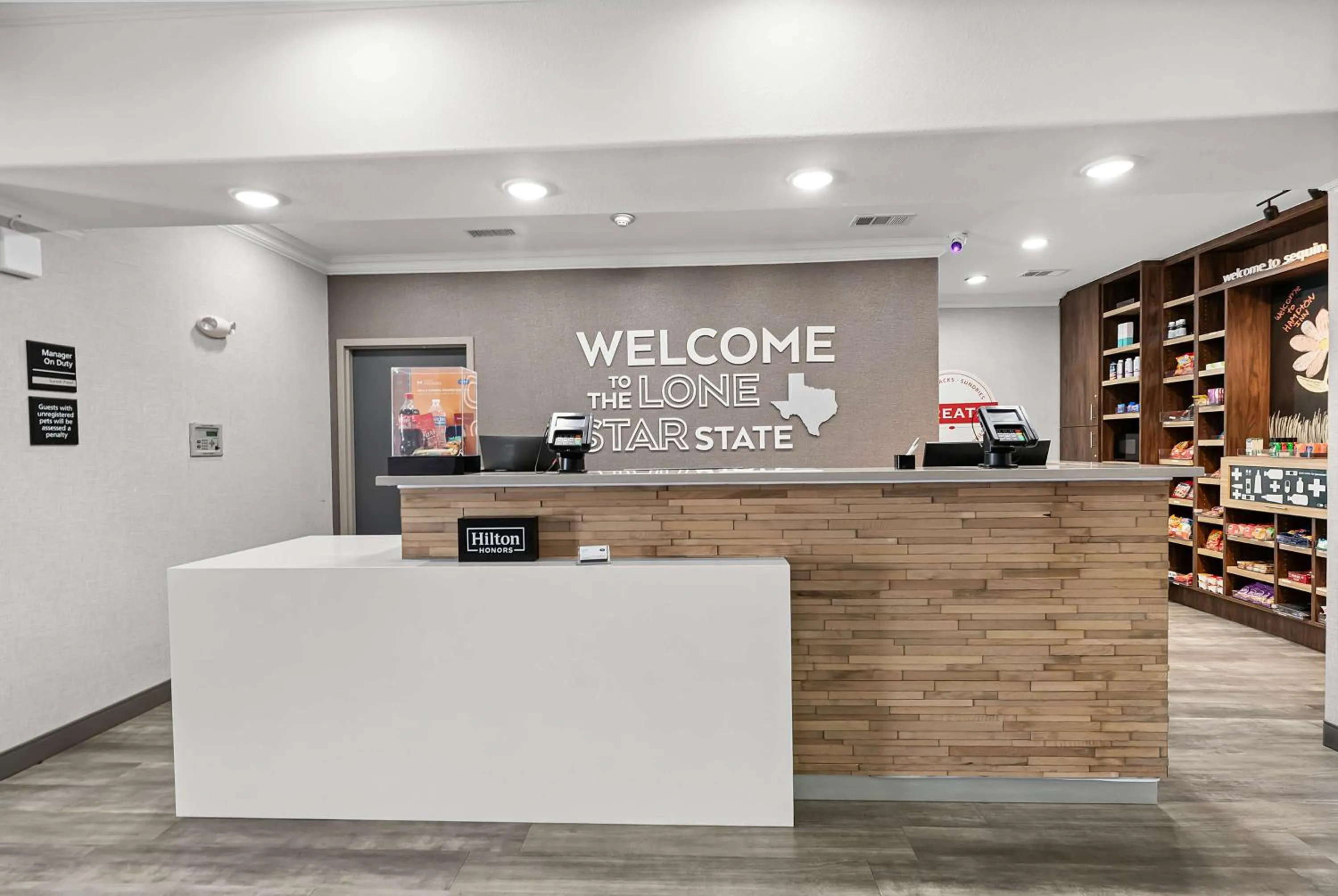 Lobby or reception in Hampton Inn Seguin