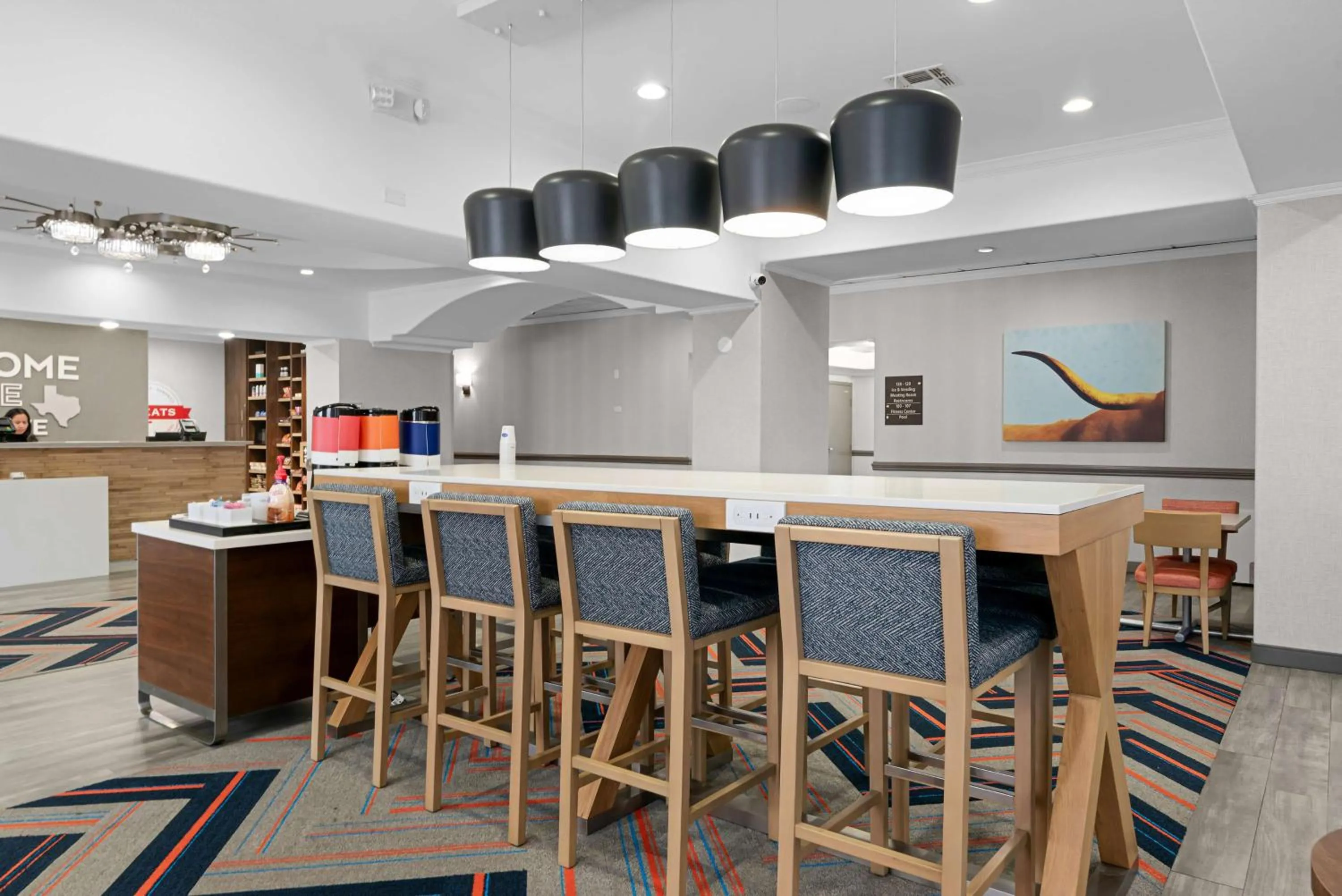 Lobby or reception in Hampton Inn Seguin