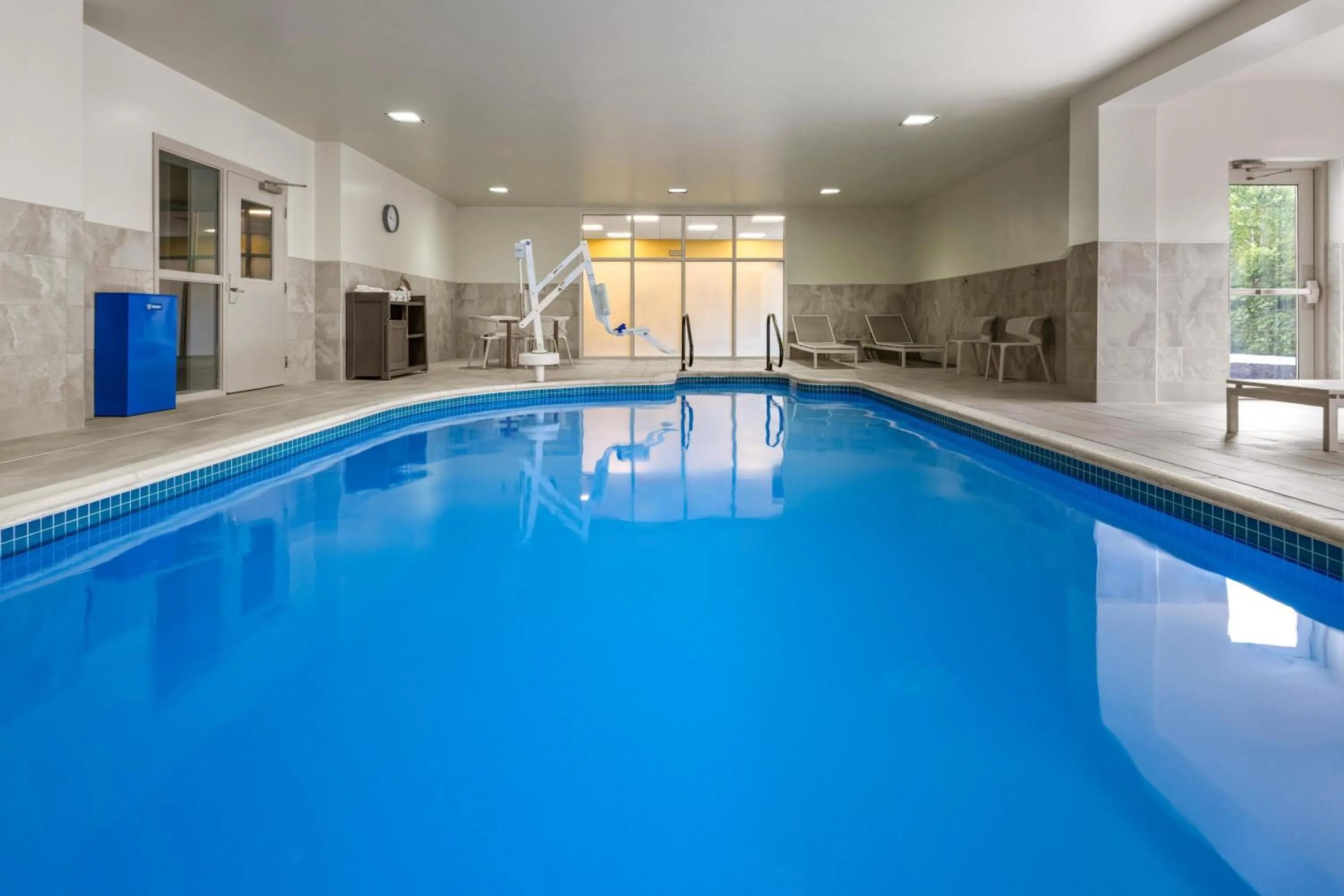 Pool view in Hilton Garden Inn State College