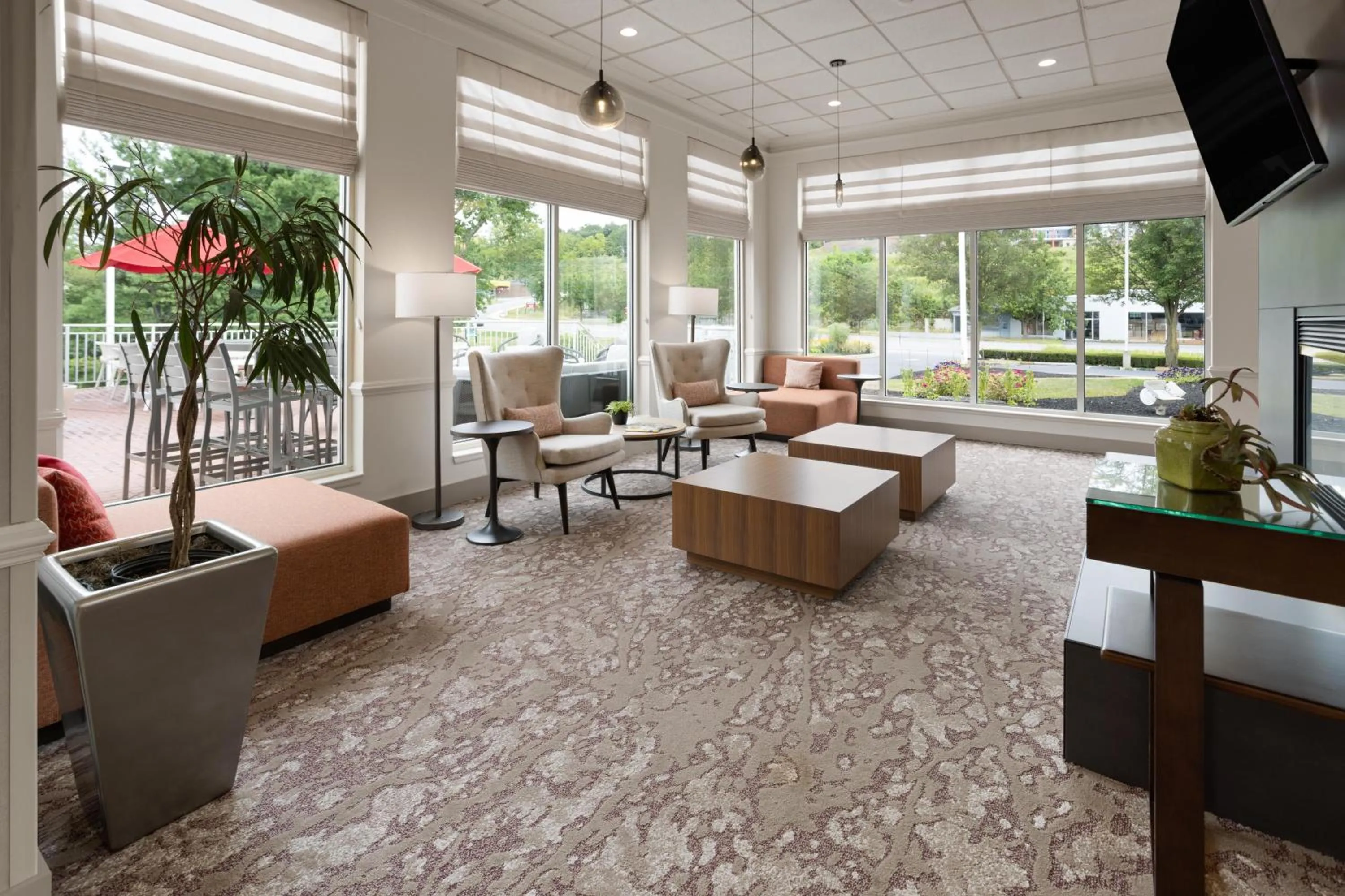 Lobby or reception in Hilton Garden Inn State College