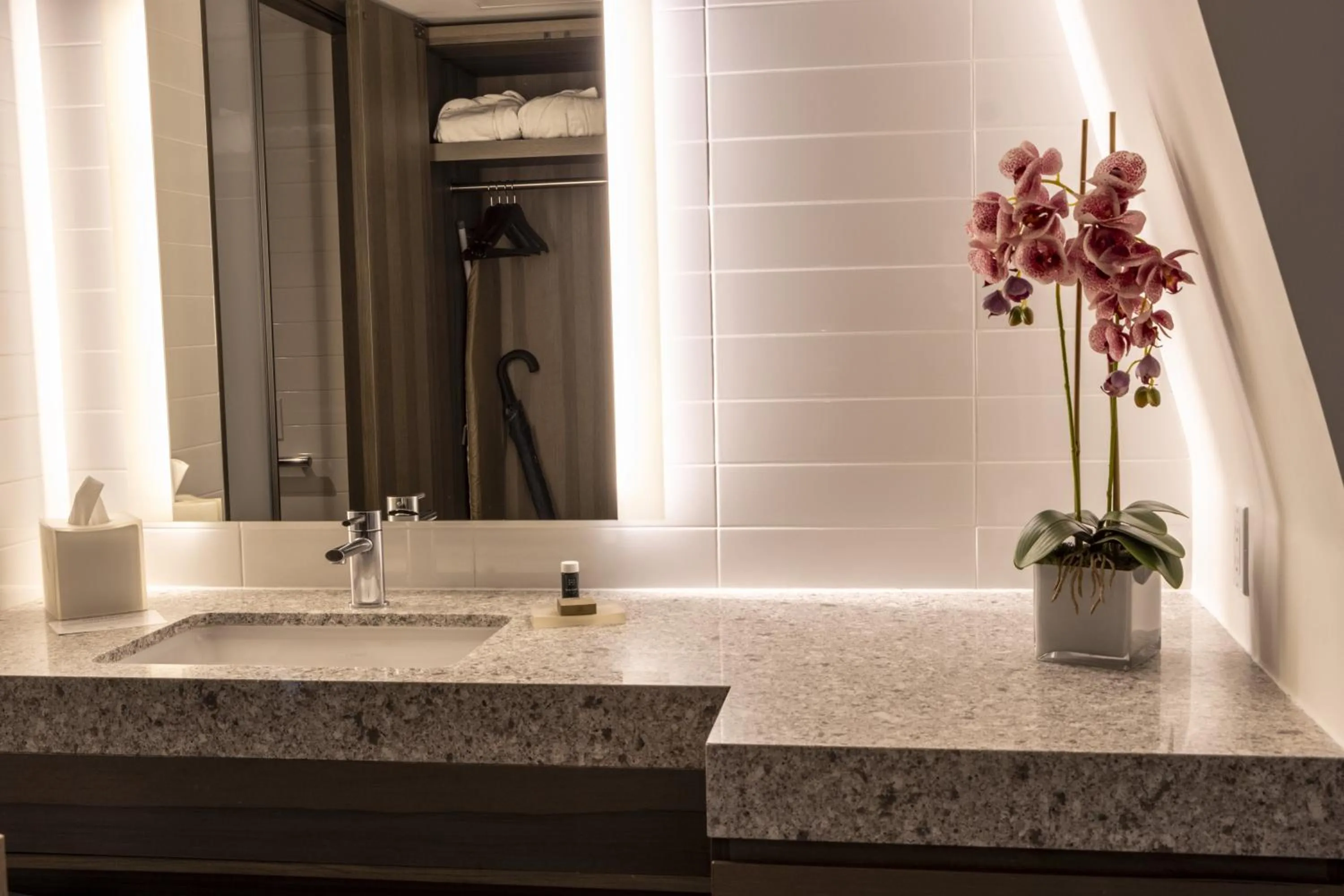 Bathroom in Carnegie Hotel