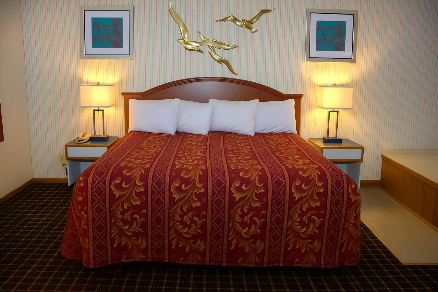 Bed in Ventura Motel