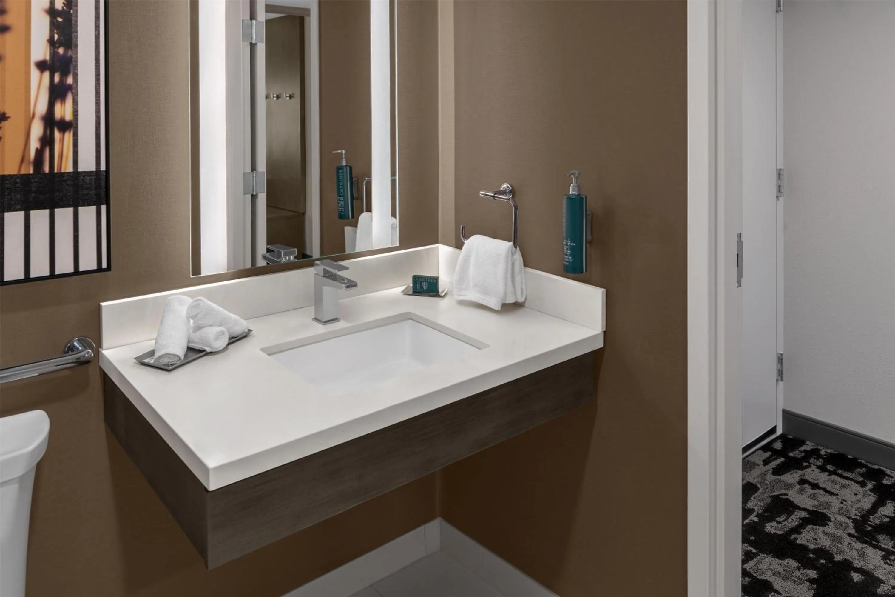 Bathroom in DoubleTree by Hilton Springfield