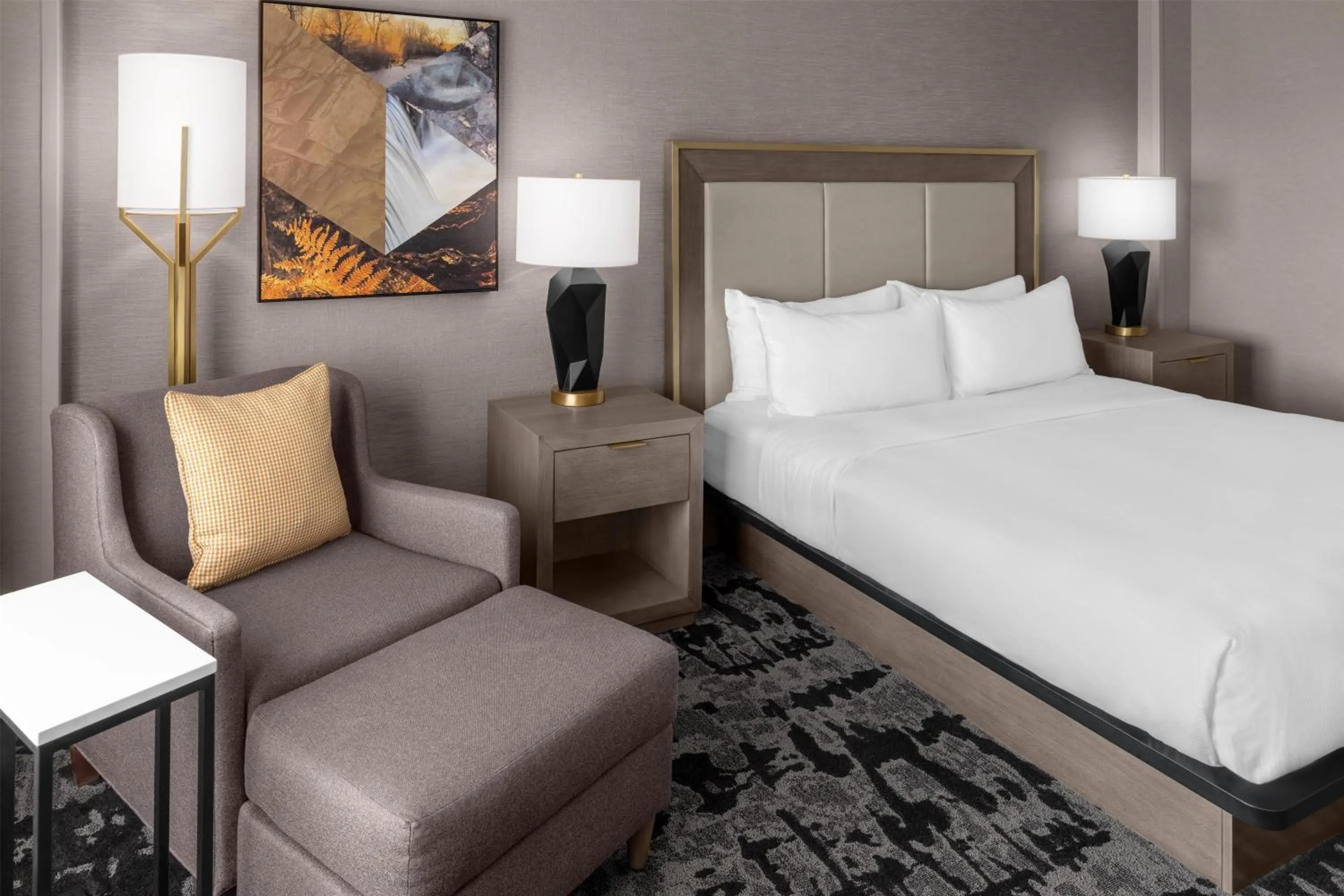 Living room, Bed in DoubleTree by Hilton Springfield