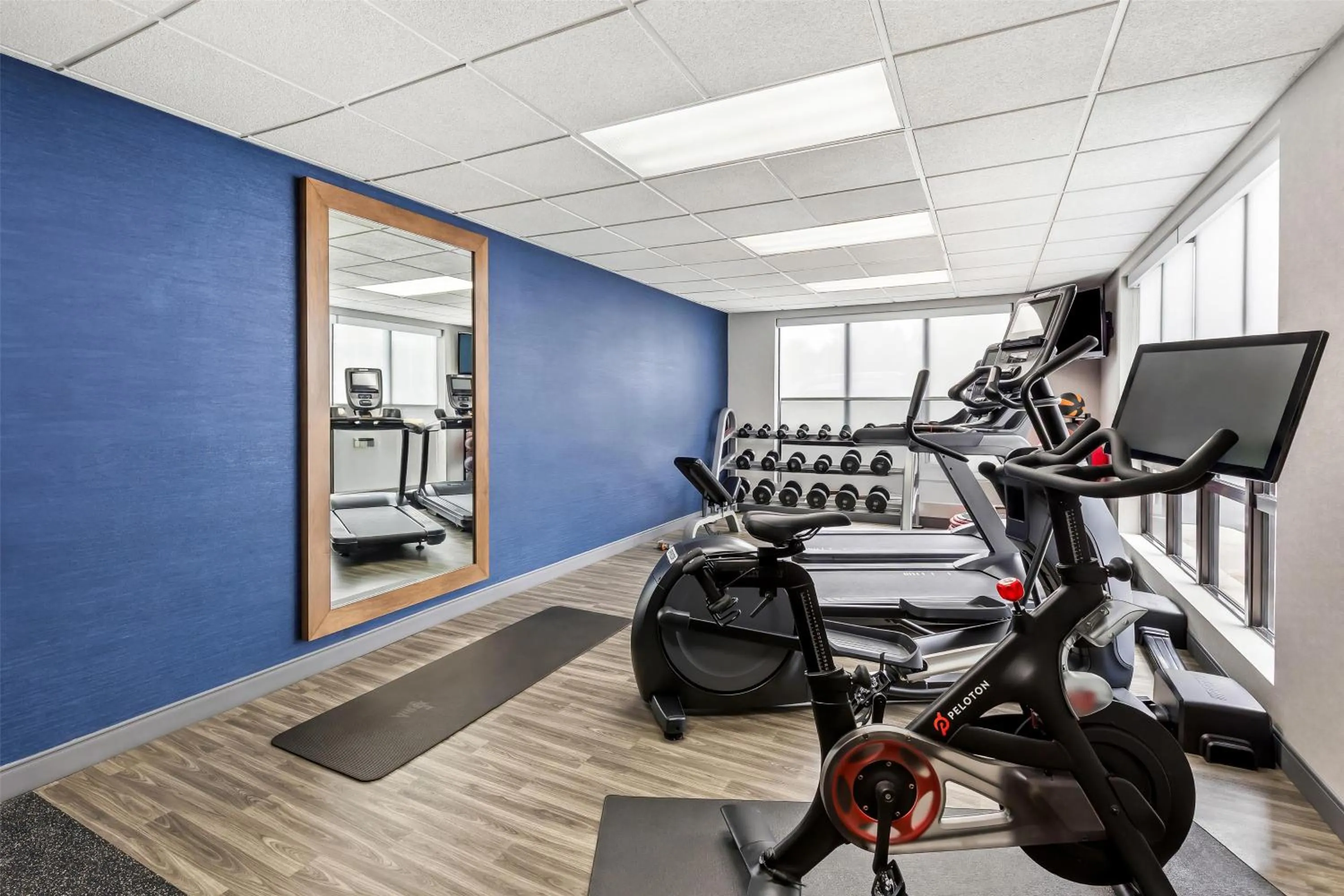 Fitness centre/facilities in Hampton Inn & Suites Grove City