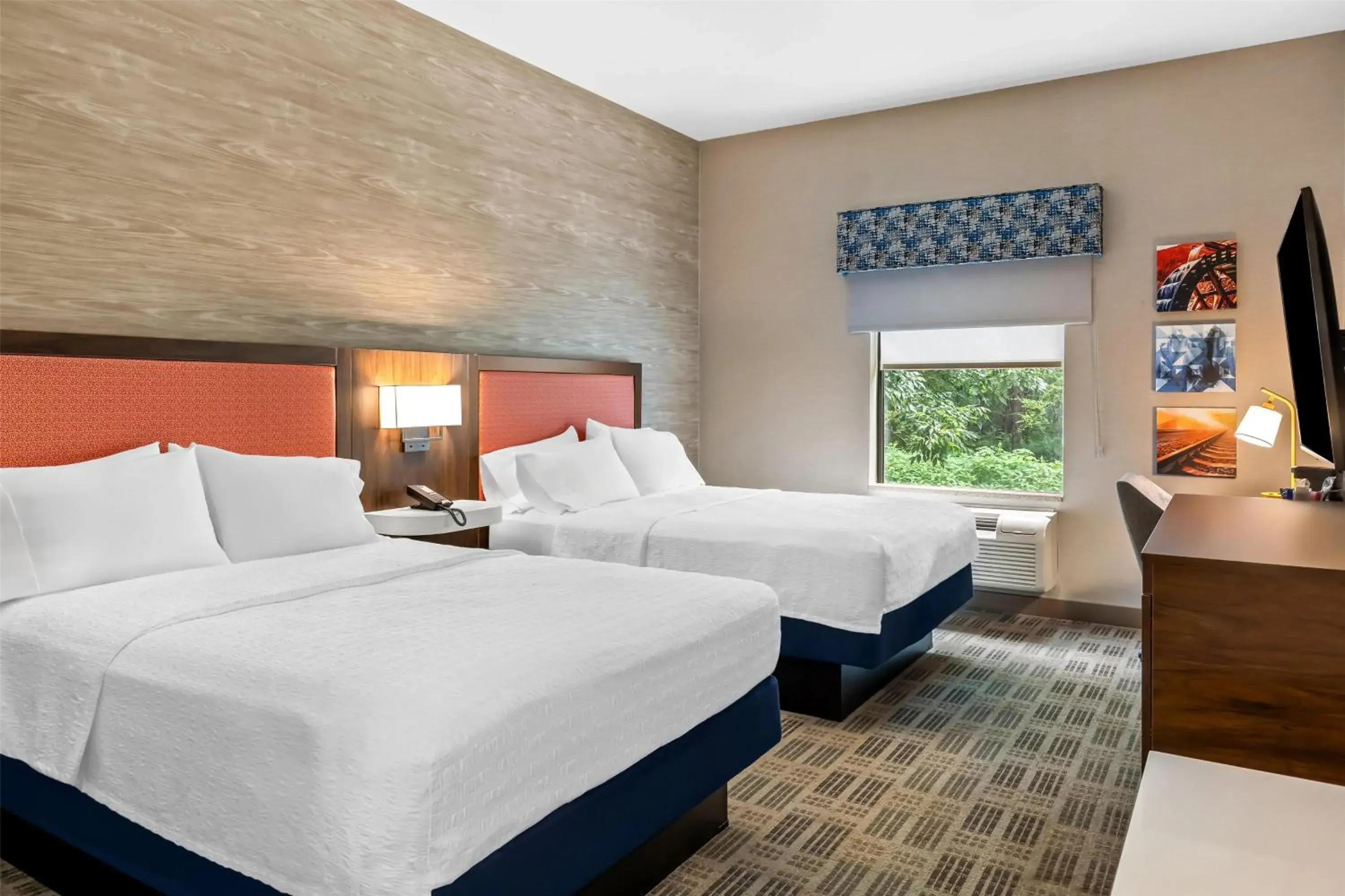 Room with Two Queen Beds - Non-Smoking in Hampton Inn & Suites Grove City Room with Two Queen Beds - Non-Smoking in Hampton Inn & Suites Grove City