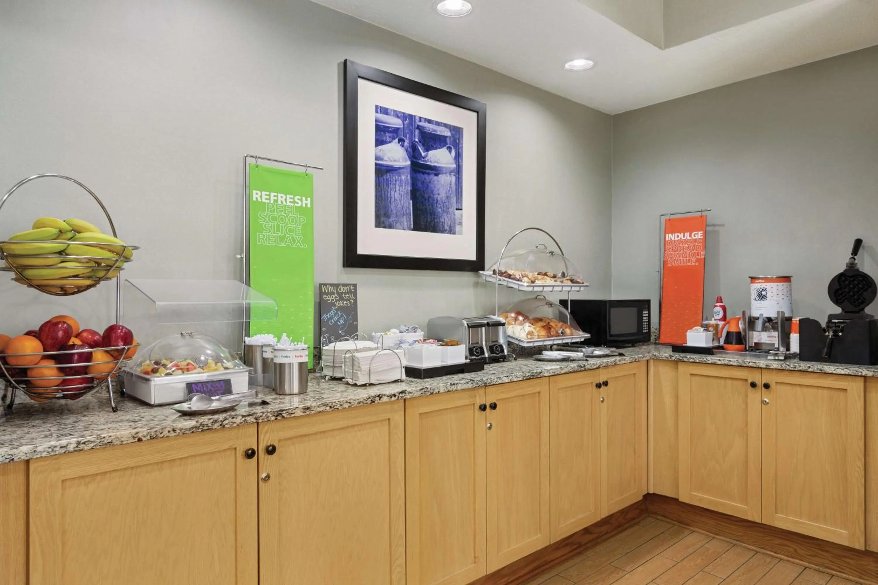 Breakfast in Hampton Inn San Angelo