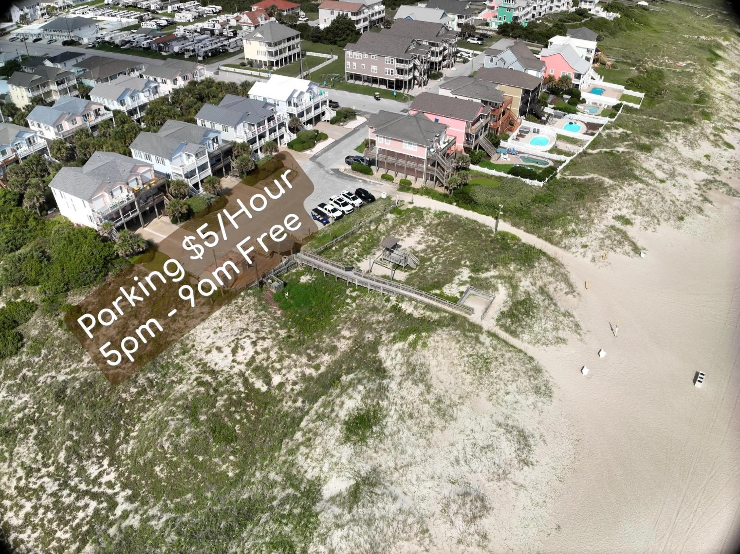 Beach in Sand Dollar Motel