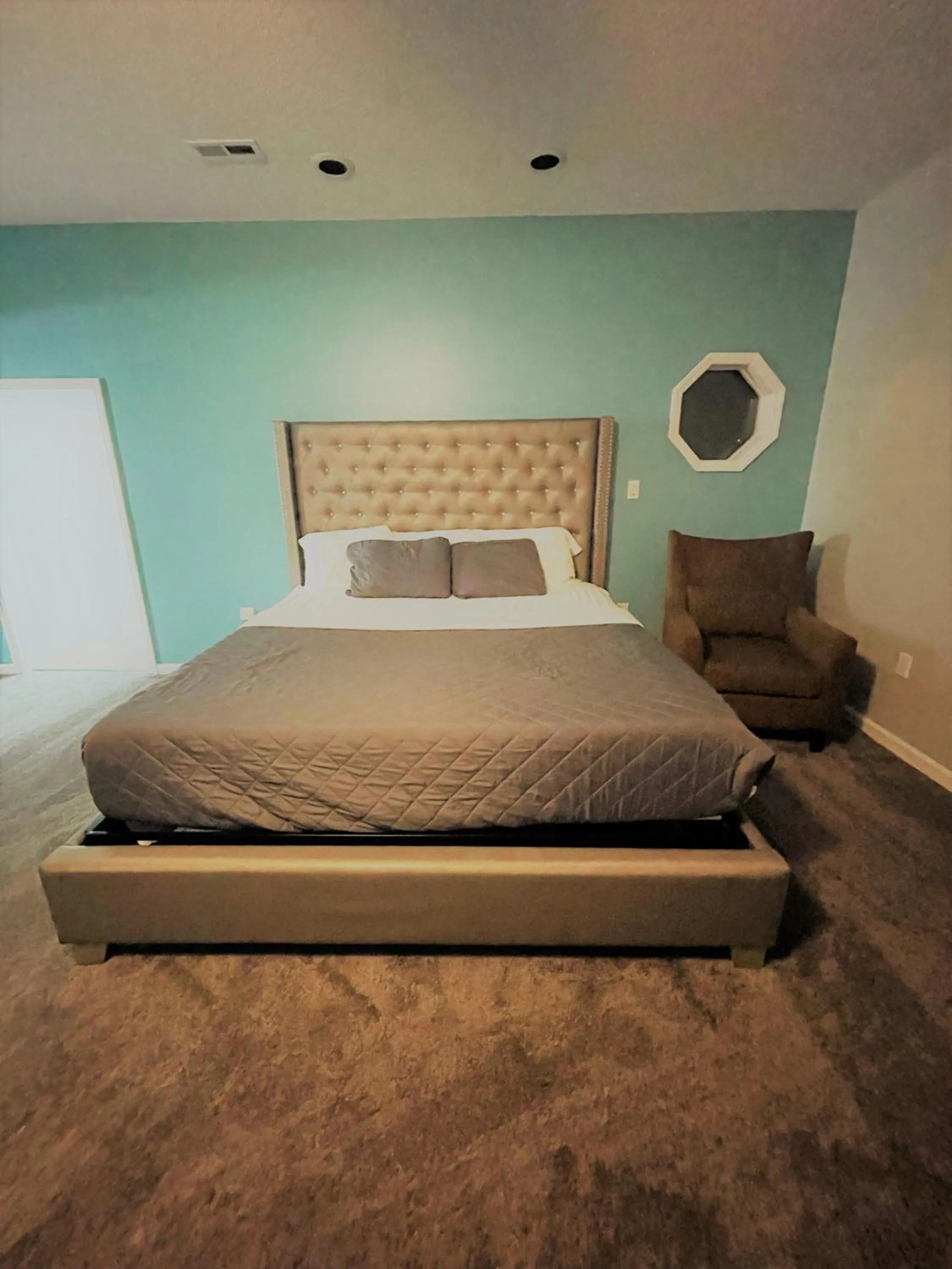 Bed in Sand Dollar Motel