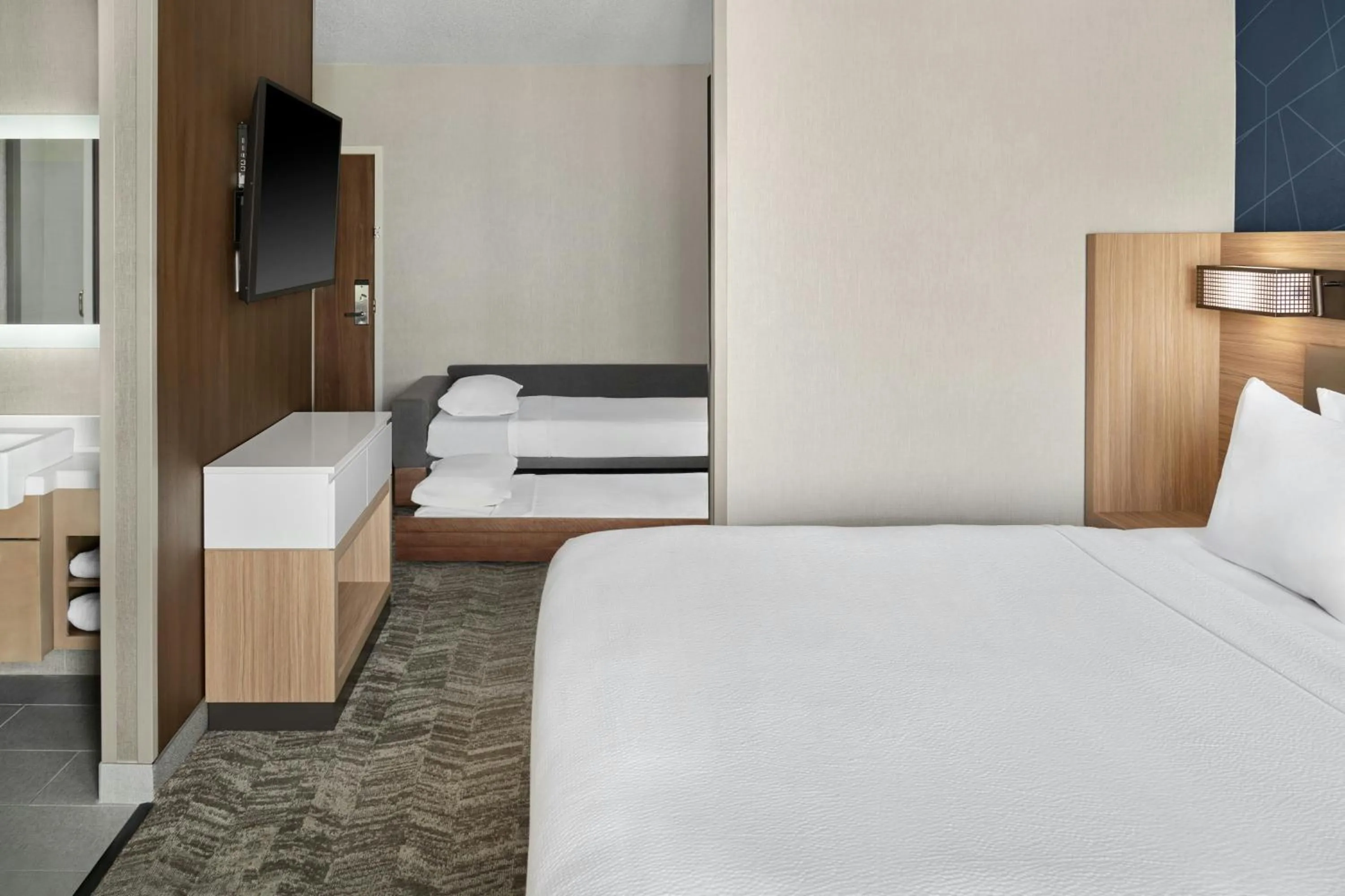 Bedroom, Bed in SpringHill Suites by Marriott Lansing