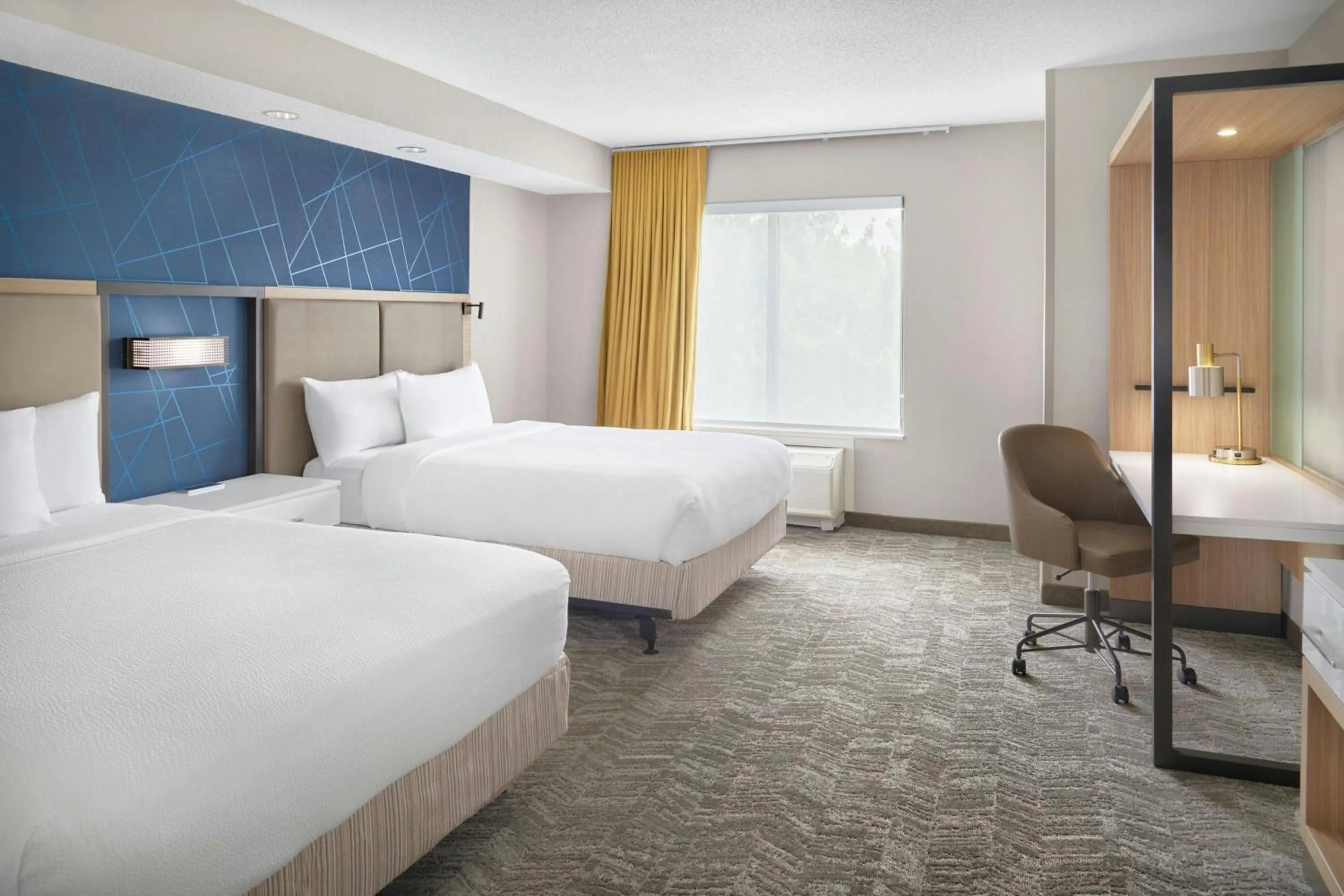 Bedroom, Bed in SpringHill Suites by Marriott Lansing