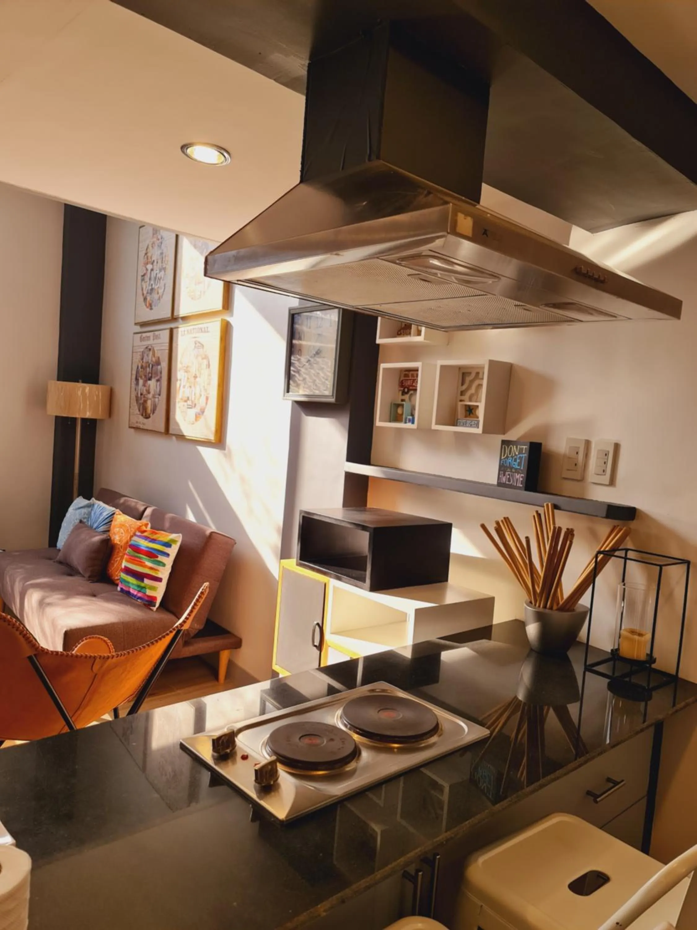 Kitchen or kitchenette in Bayview Country Inn El Nido