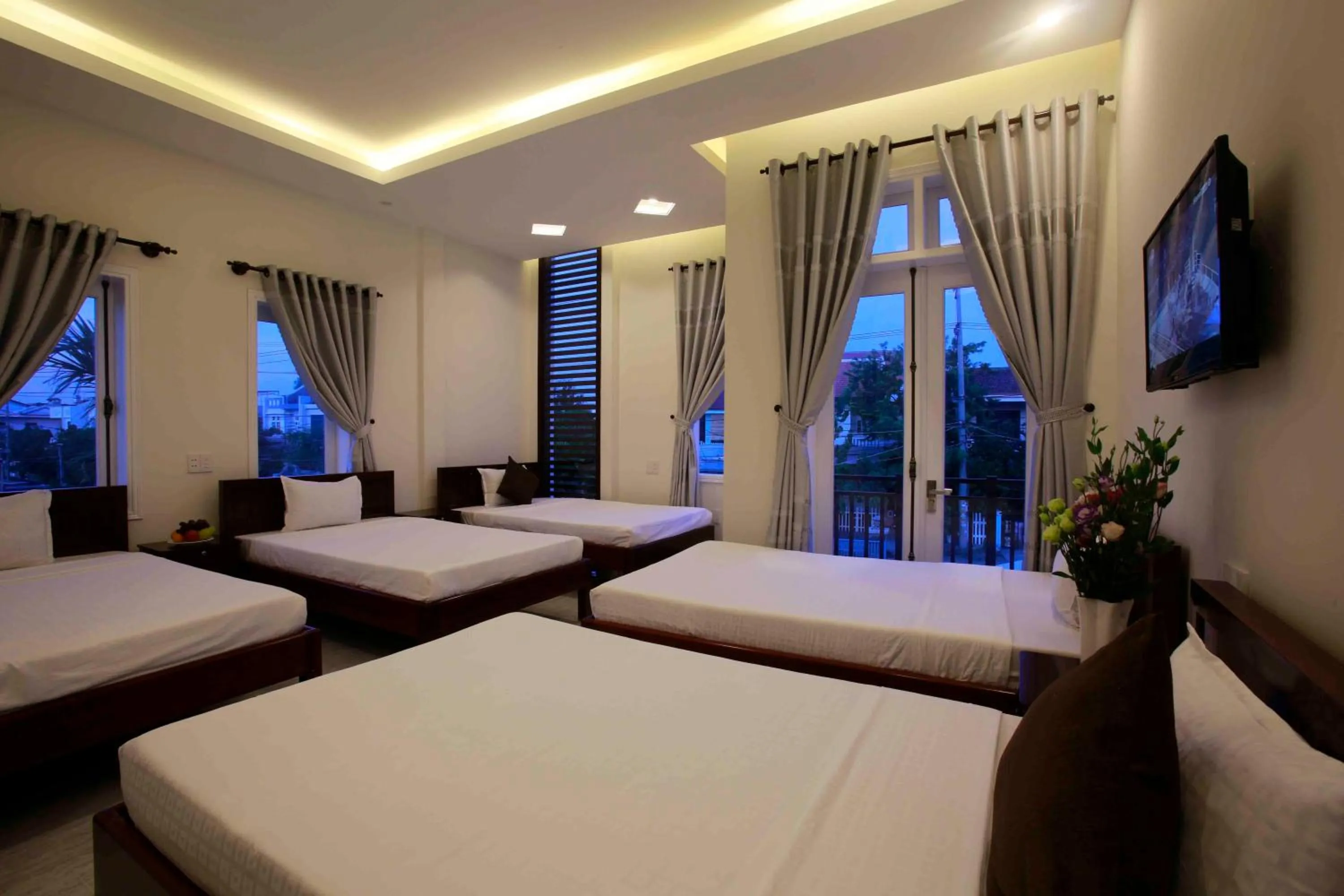 Natural landscape, Bed in Basil Homestay