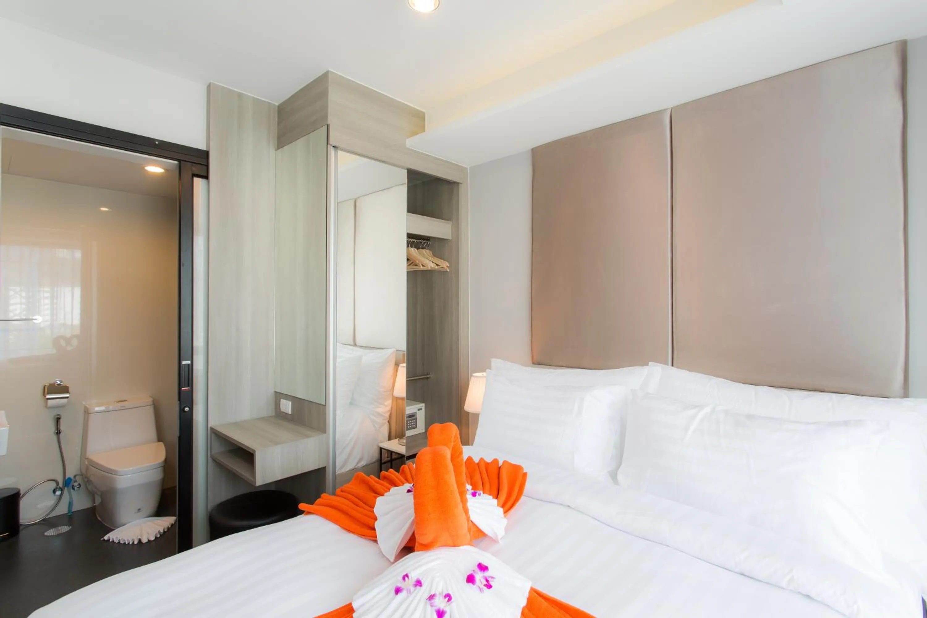 Bedroom, Bed in 6th Avenue Surin Beach - Official Account