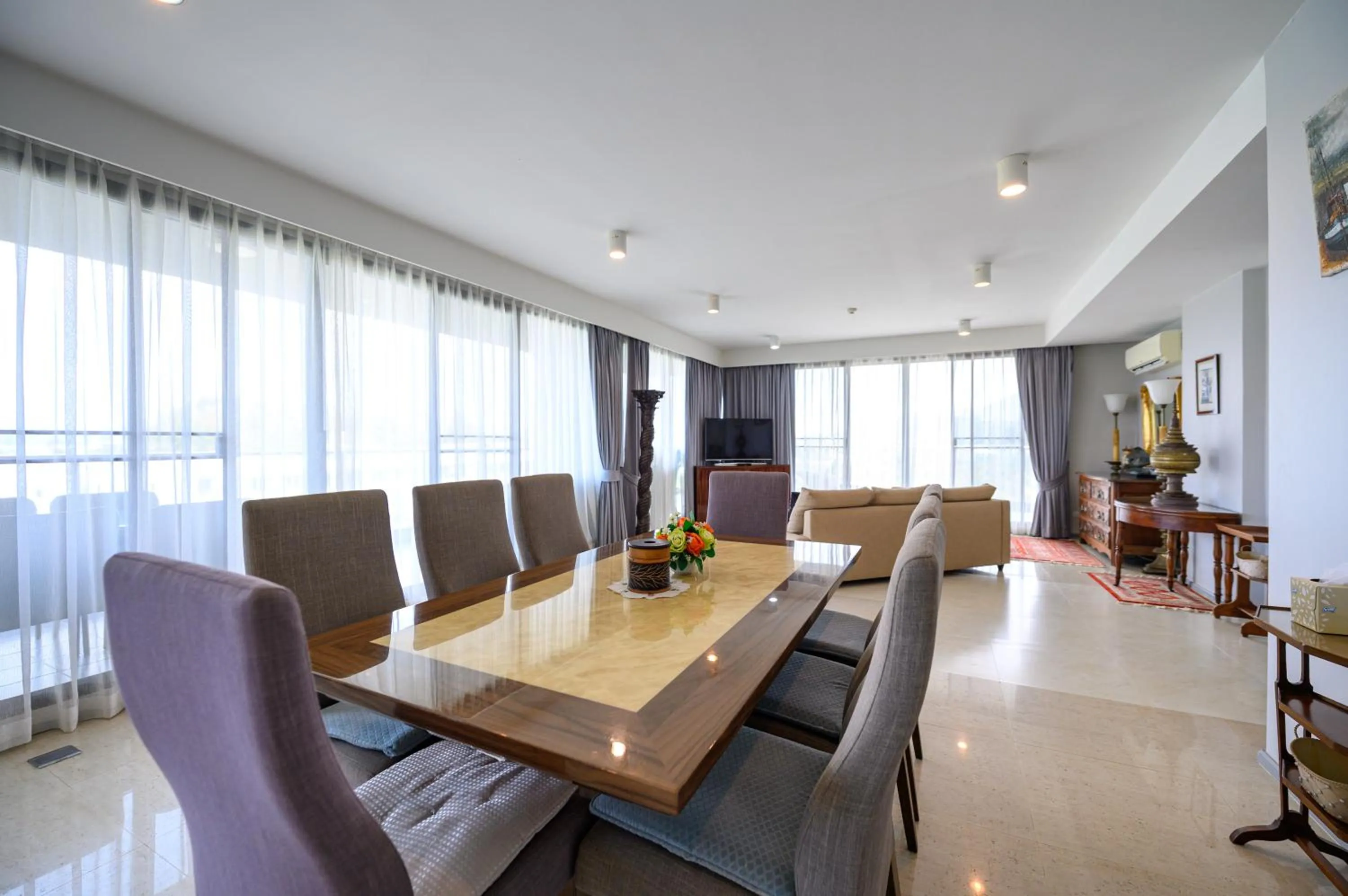 Living room in 6th Avenue Surin Beach - Official Account