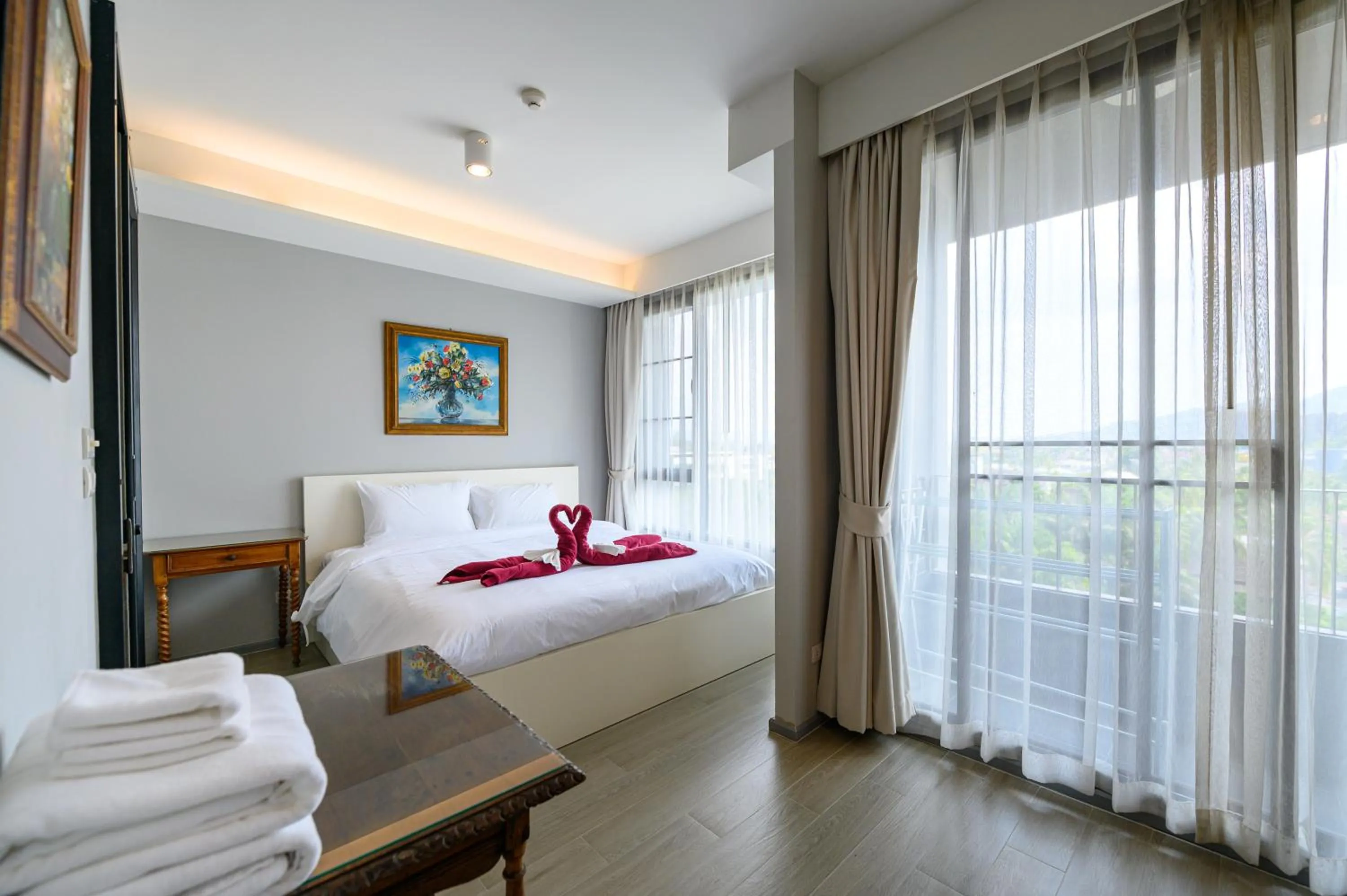 Bedroom, Bed in 6th Avenue Surin Beach - Official Account