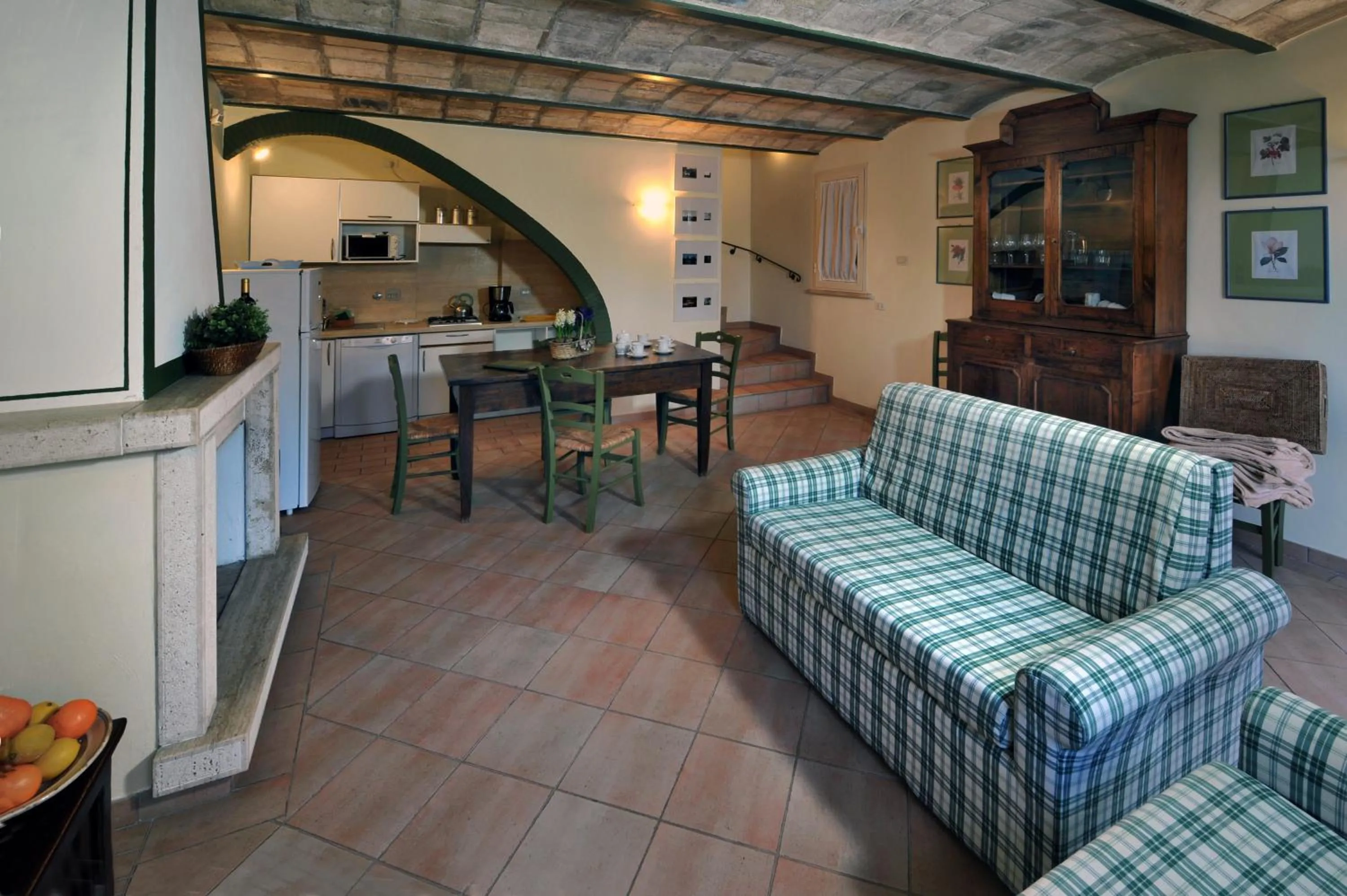 Kitchen or kitchenette in Agriturismo La Sovana