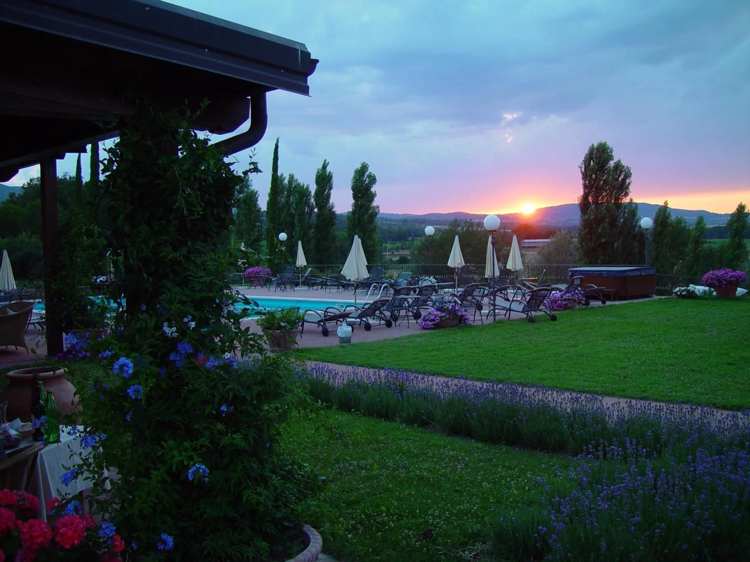 Garden in Agriturismo La Sovana
