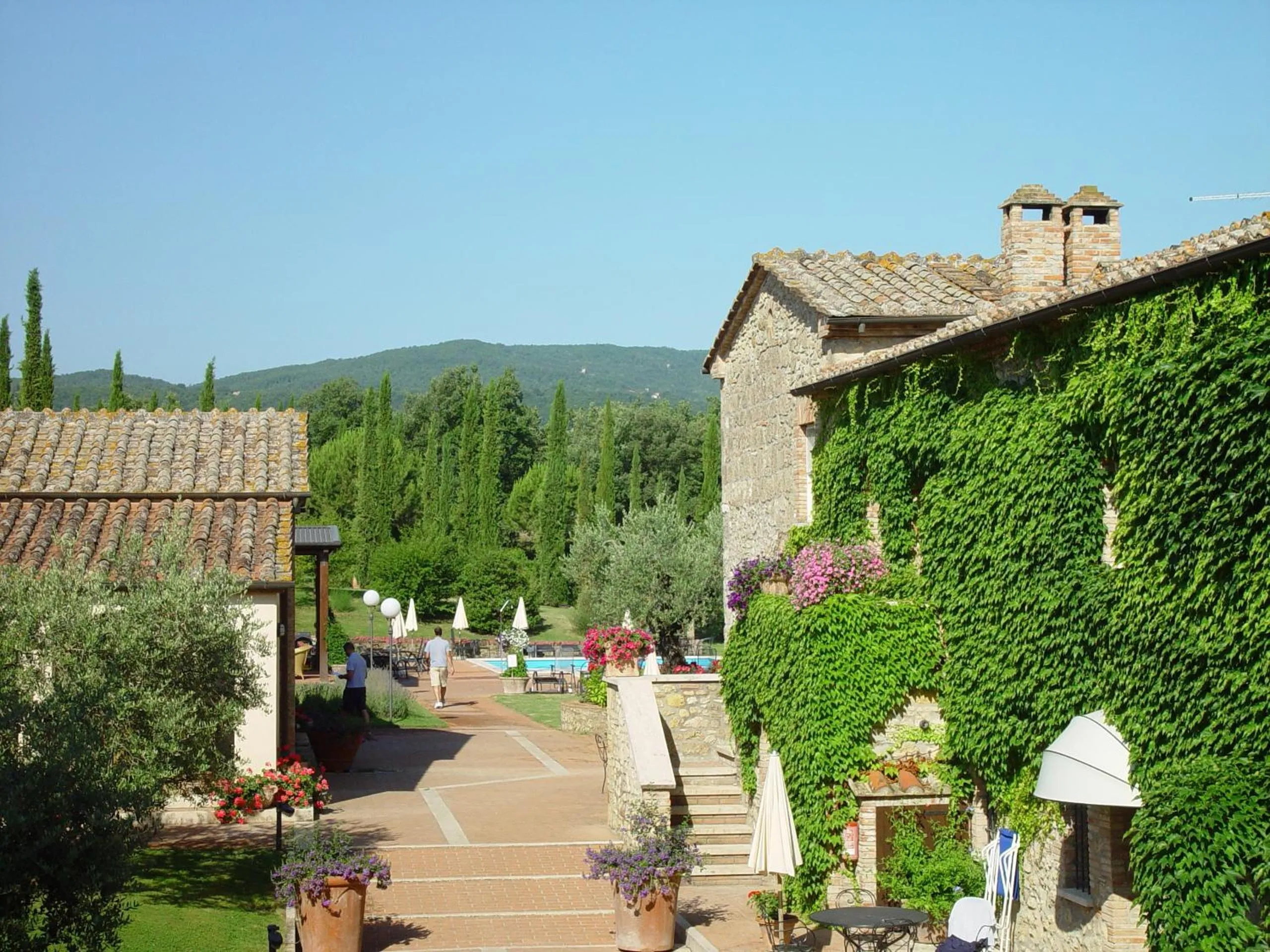 Patio in Agriturismo La Sovana