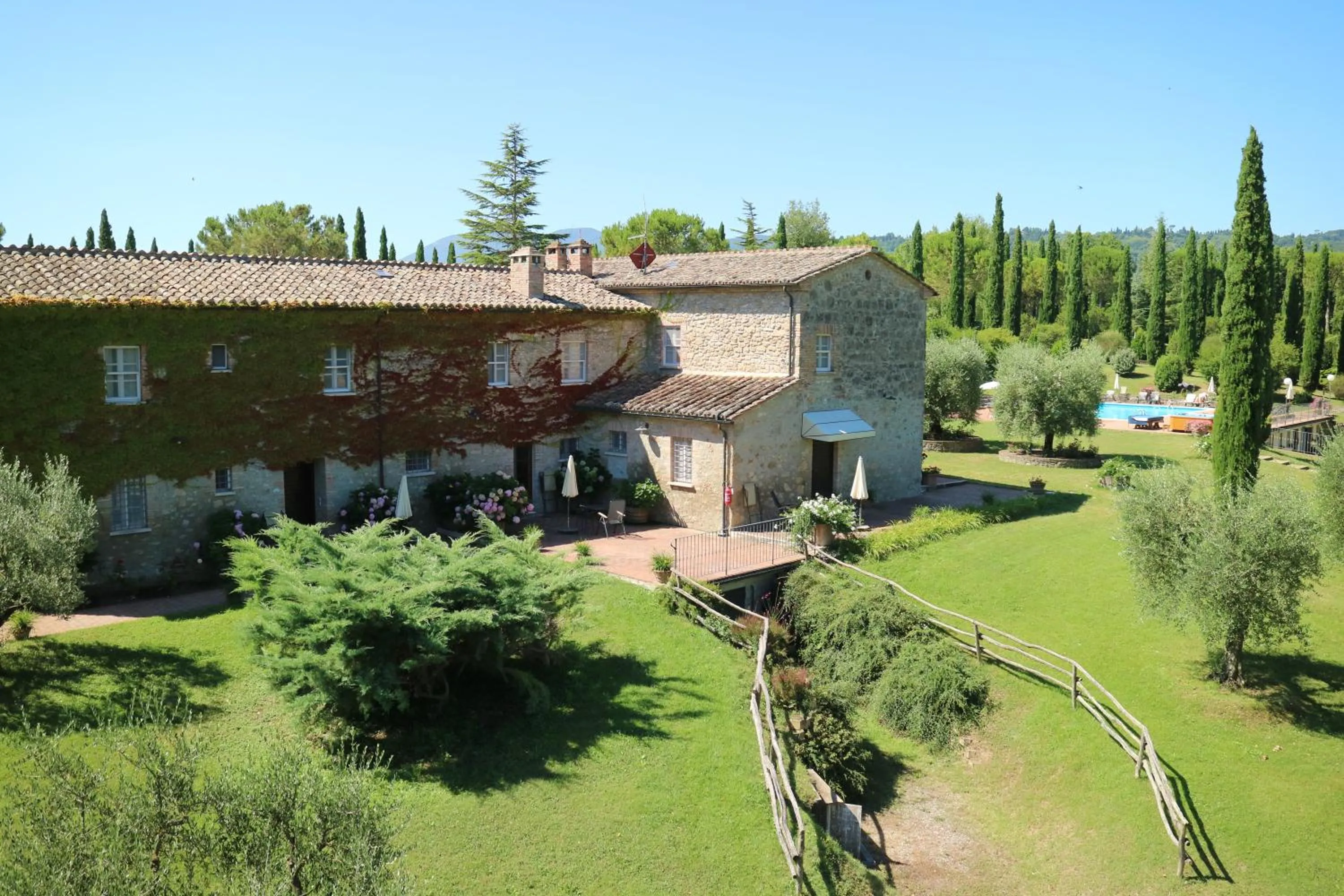 Bird's eye view in Agriturismo La Sovana