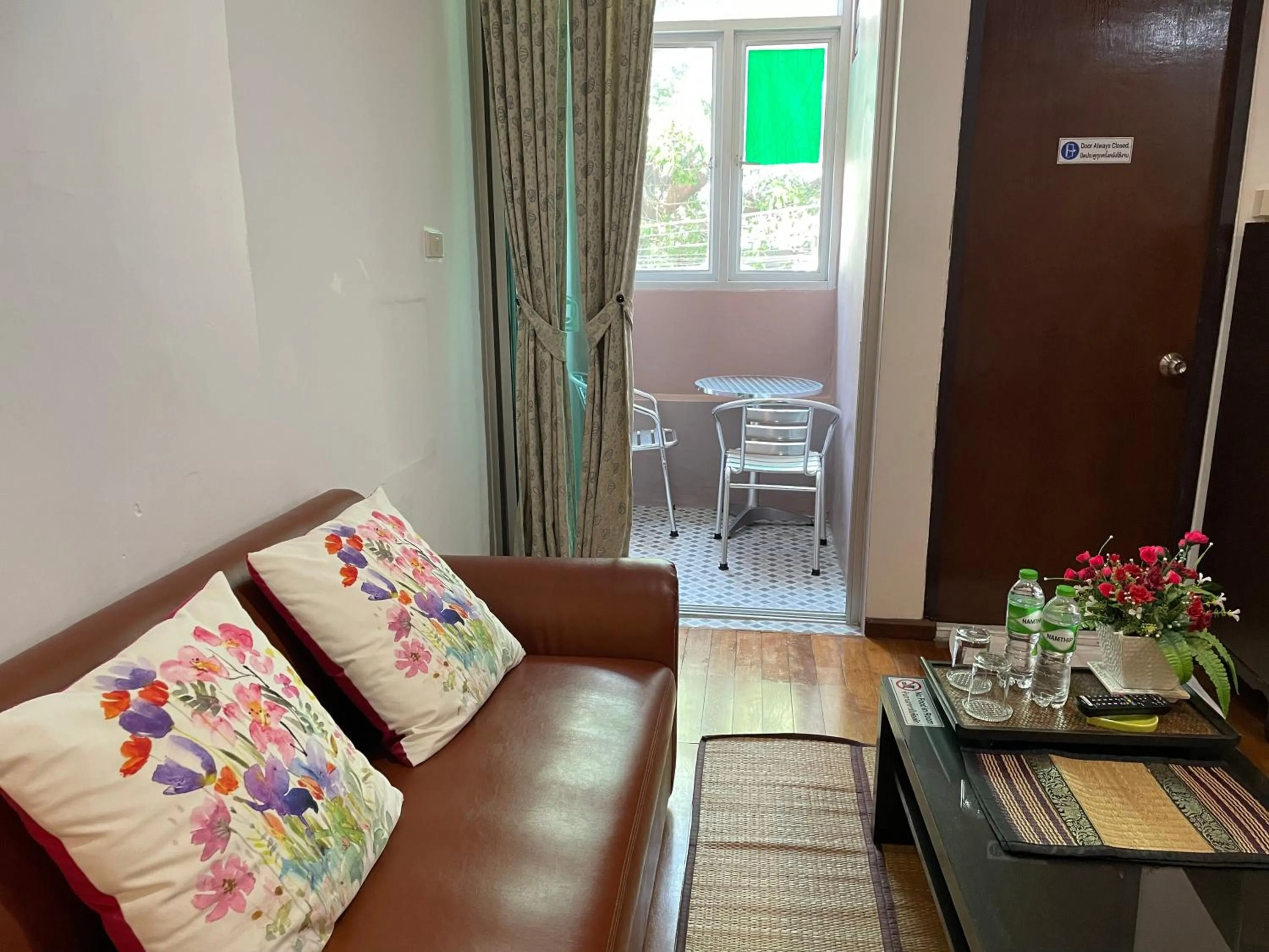 Seating area in Nawaporn Place