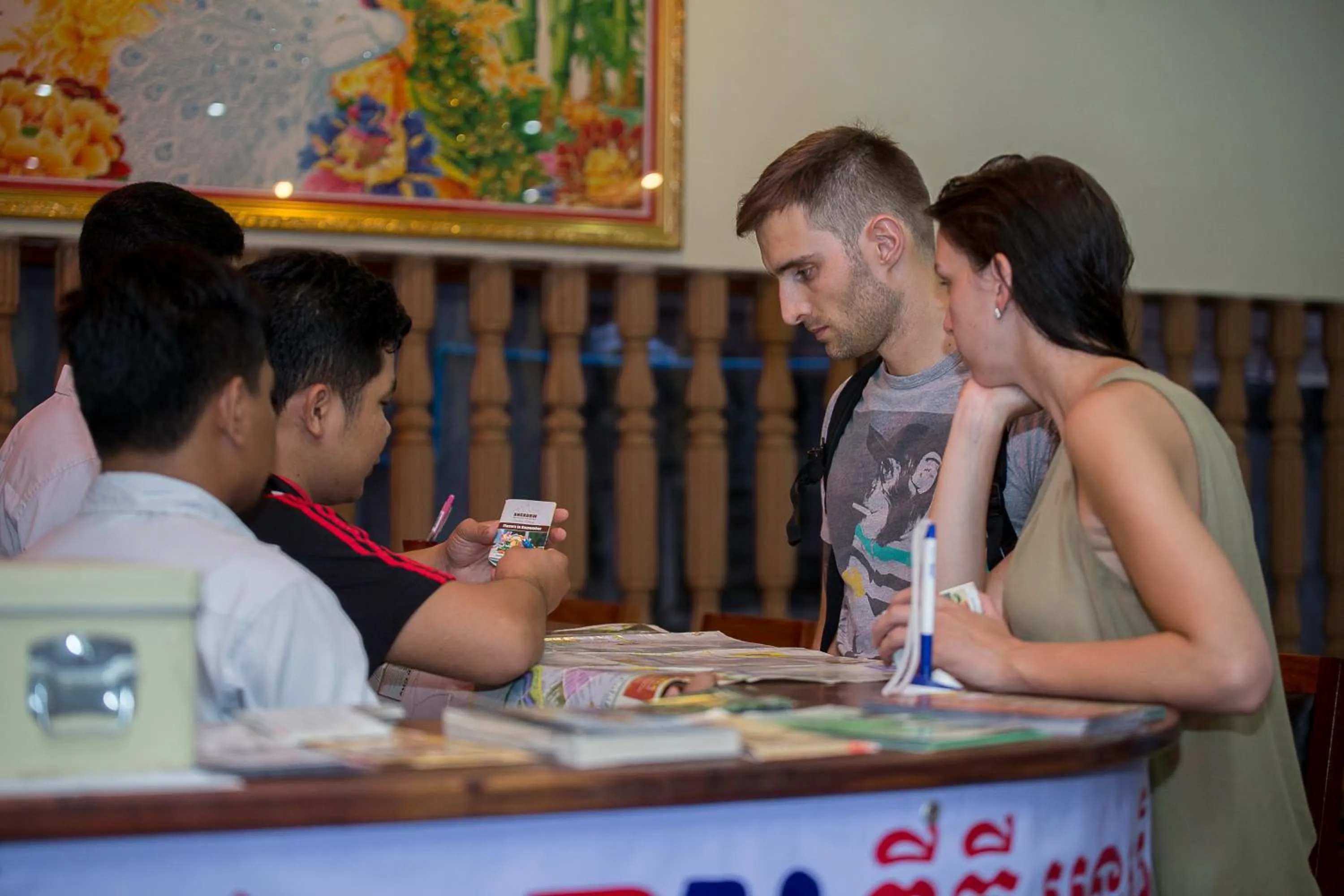 Lobby or reception in DV Angkor Villa