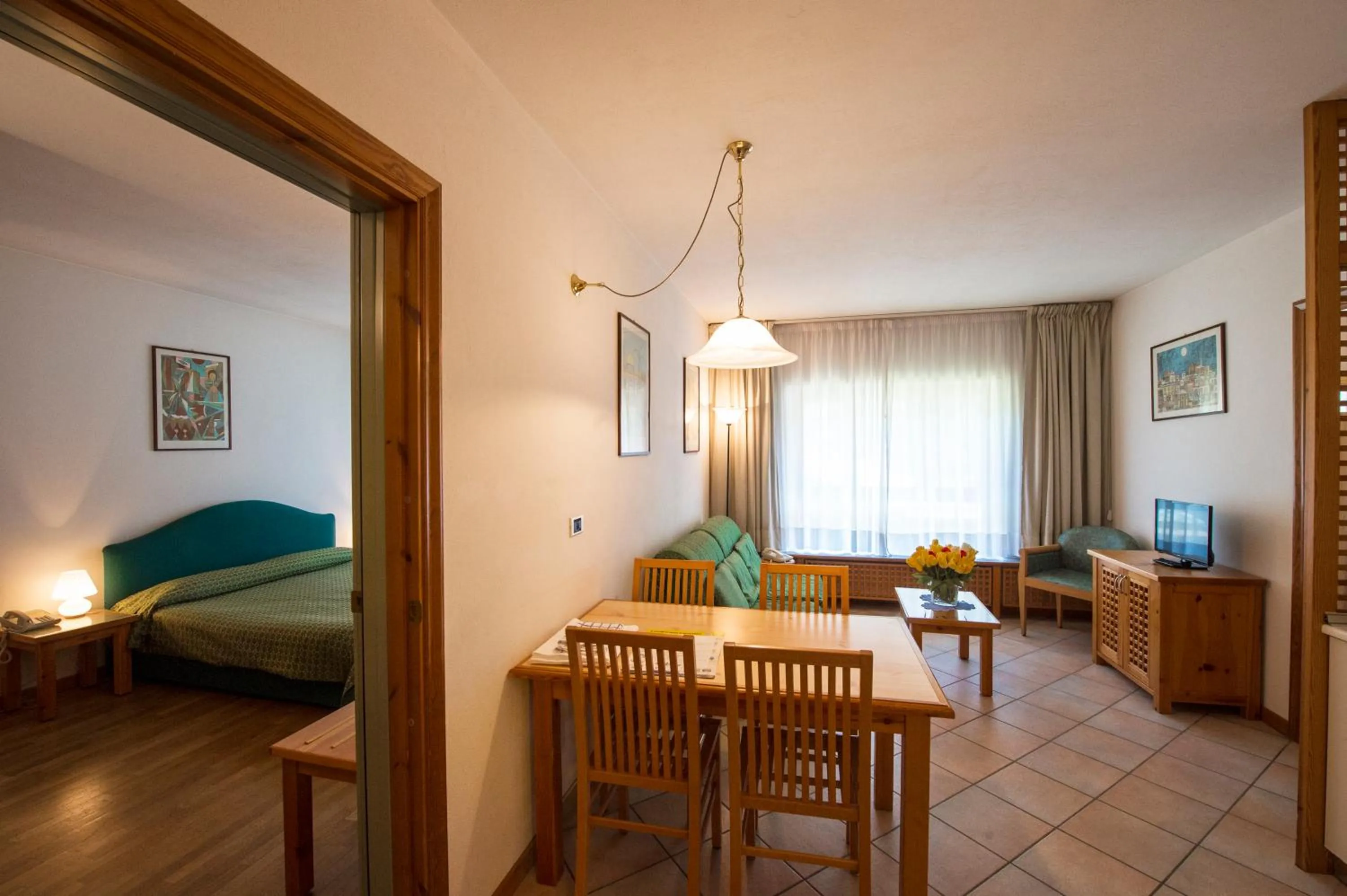 Living room, Bed in Residenza Del Sole