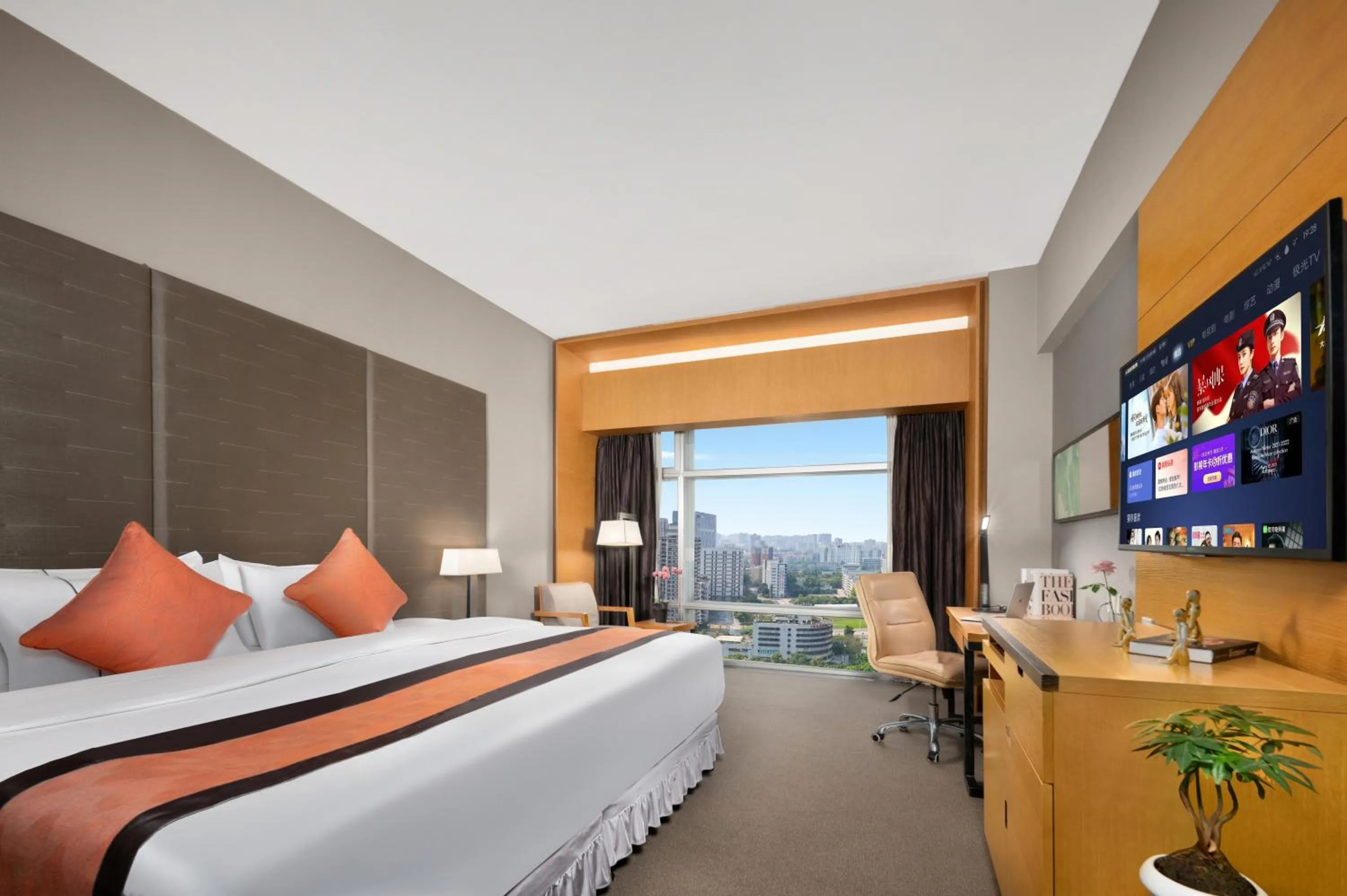 Bed in Jianguo Hotel Guangzhou