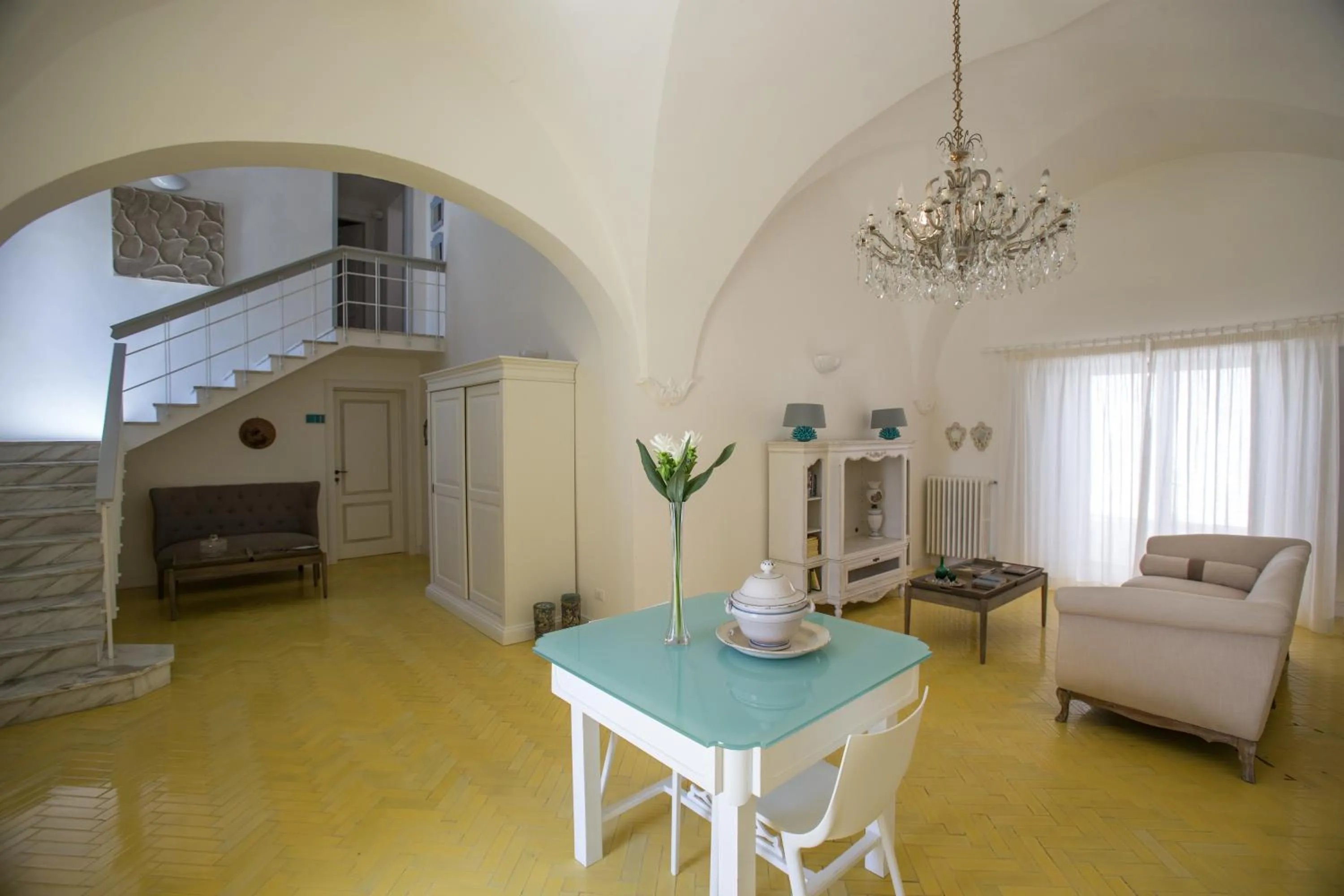 Communal lounge/ TV room in Li Pappi Antico Casale