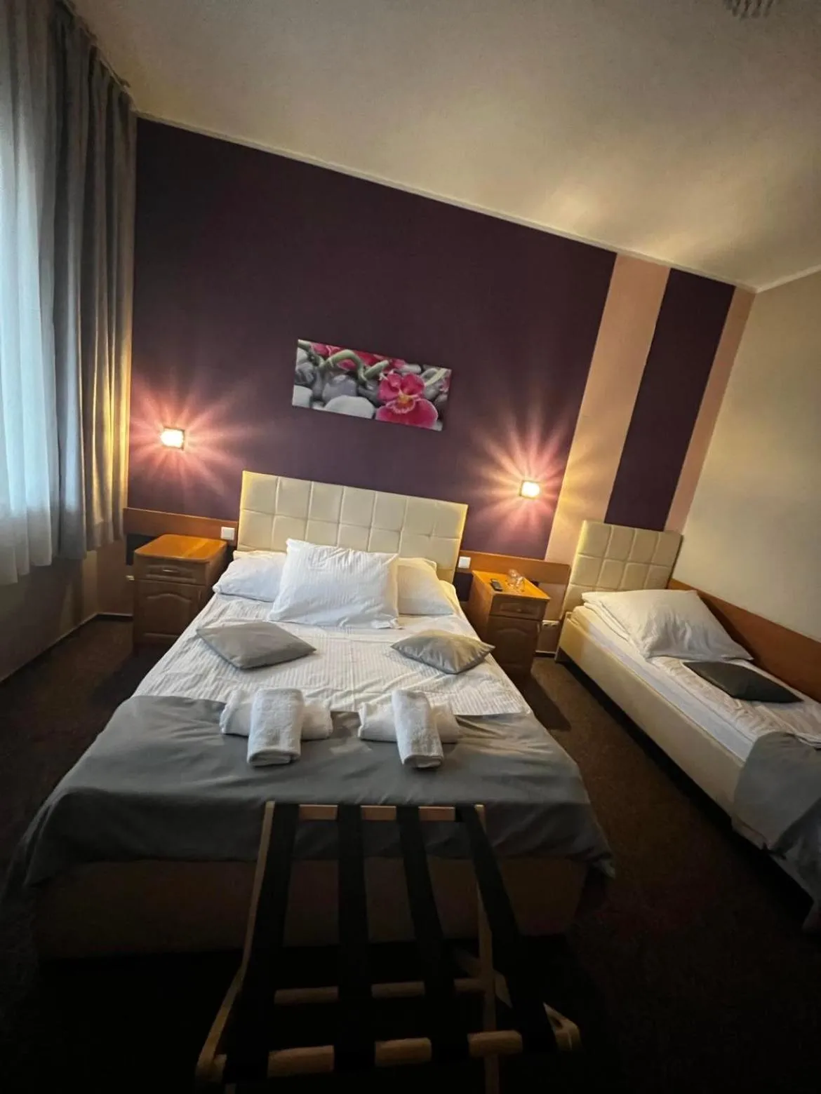 Bed in Hotel U Grubego