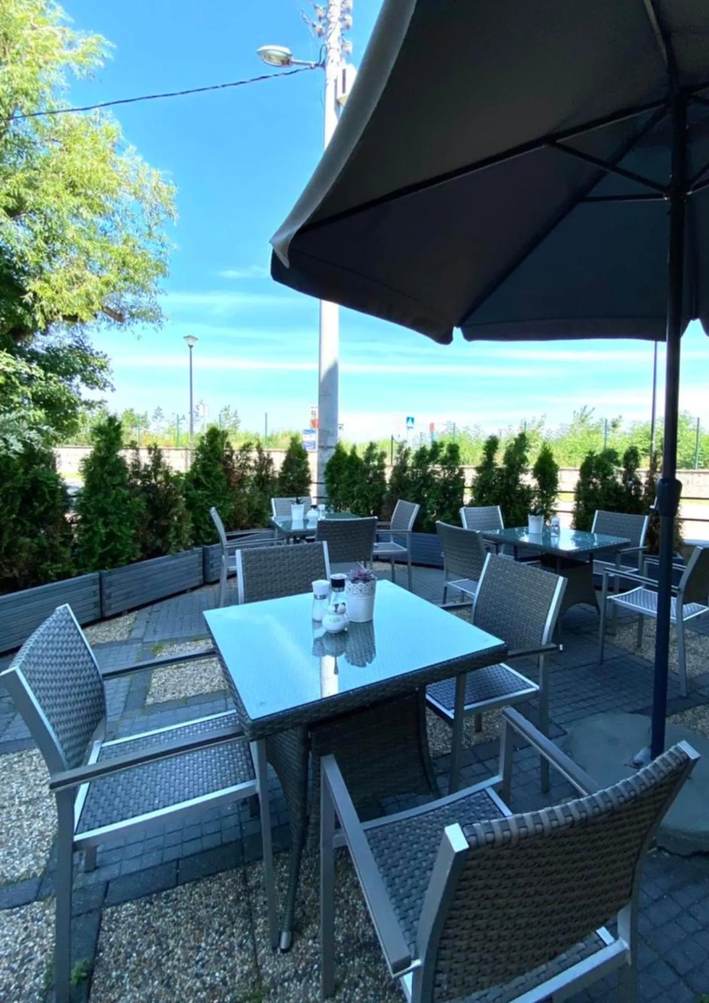 Patio in Hotel Lival