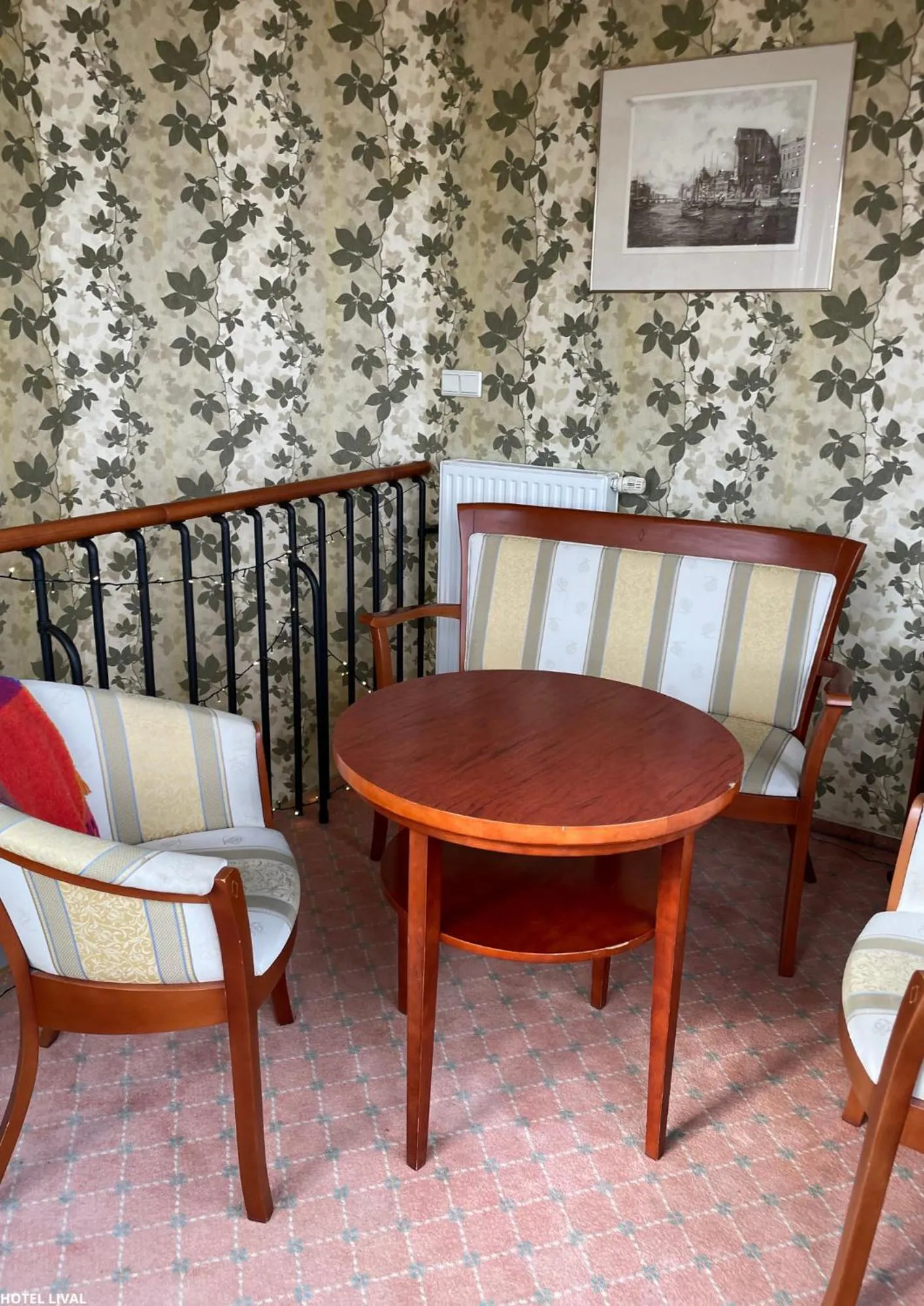 Seating area in Hotel Lival
