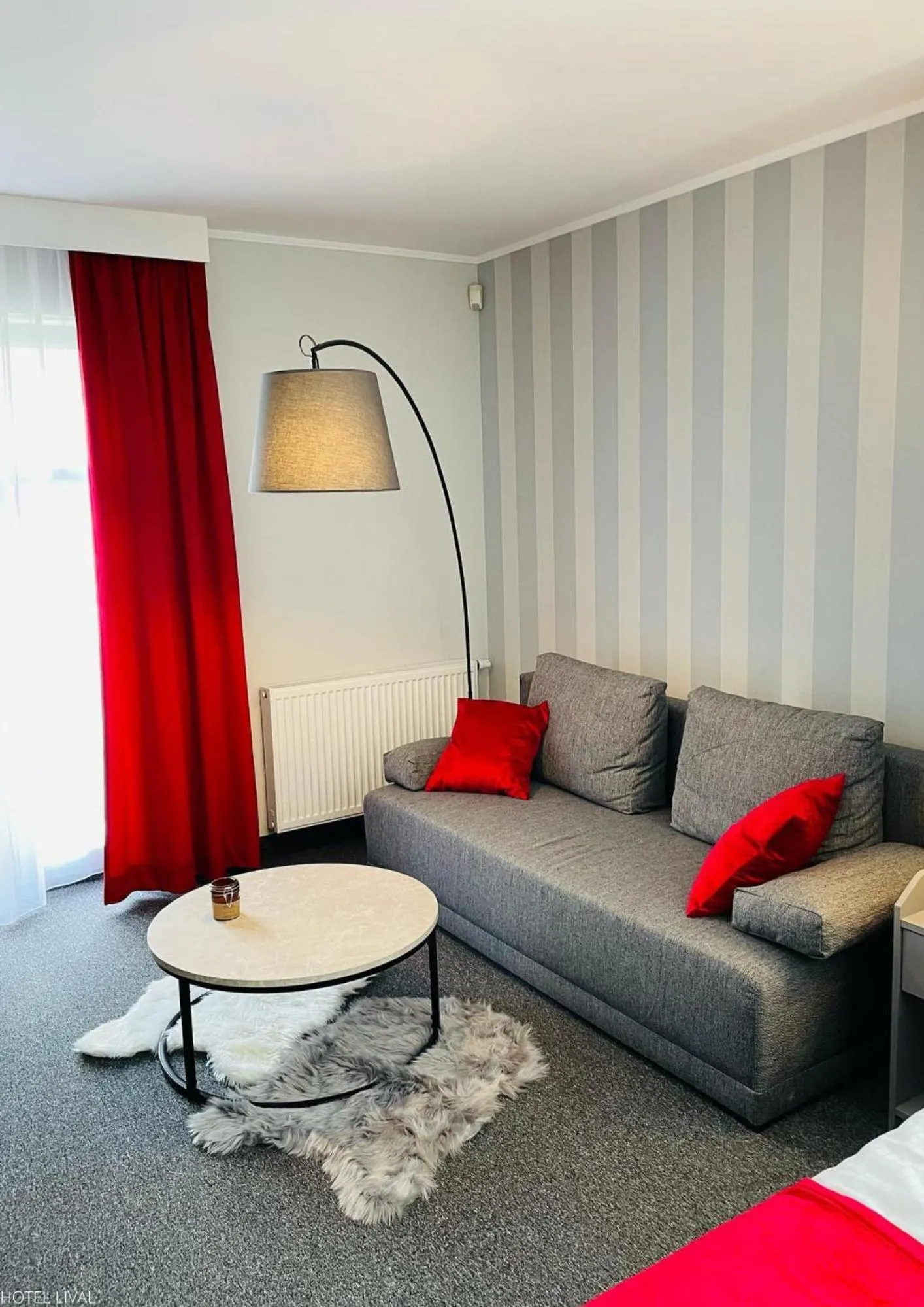 Seating area in Hotel Lival