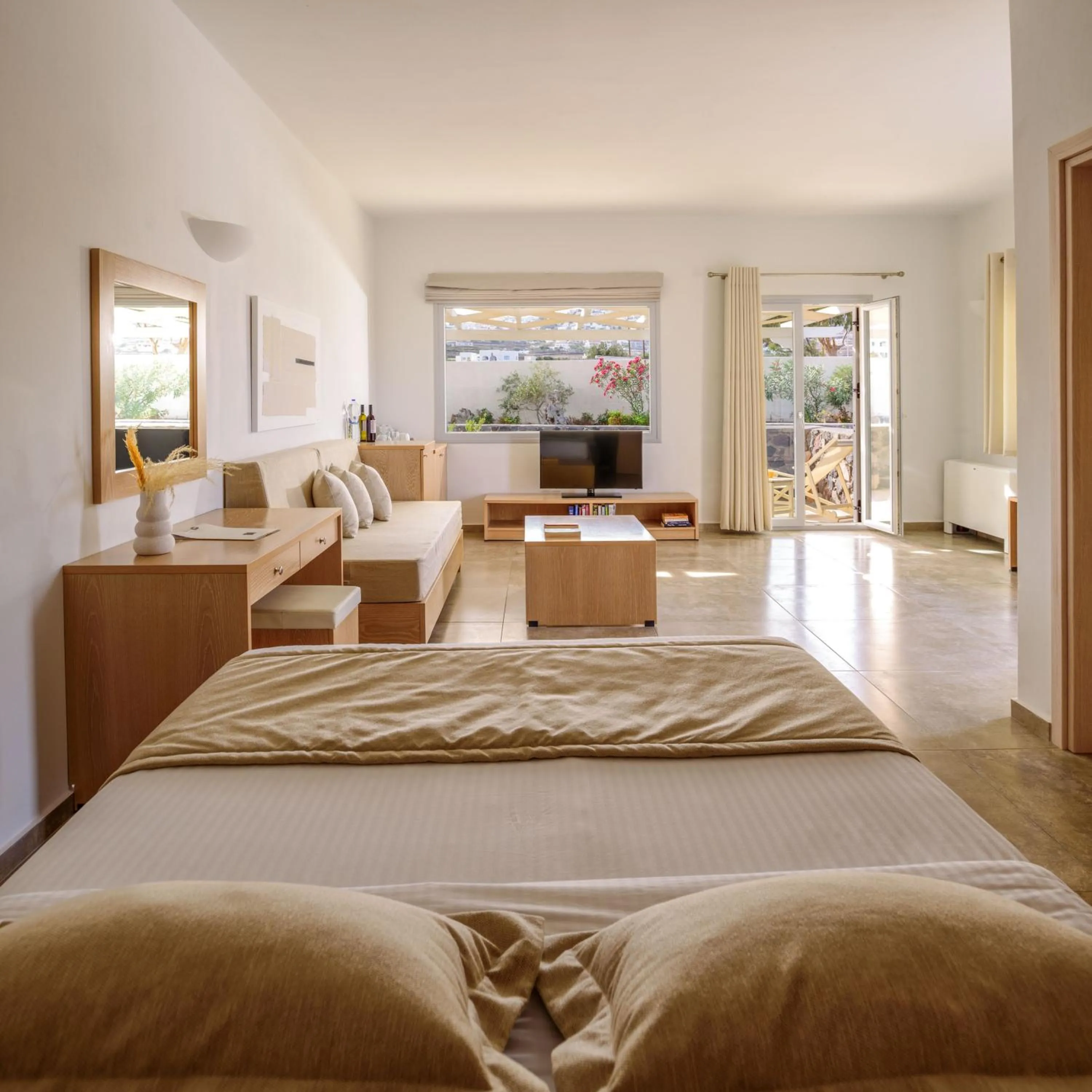 Bed in Aliter Suites