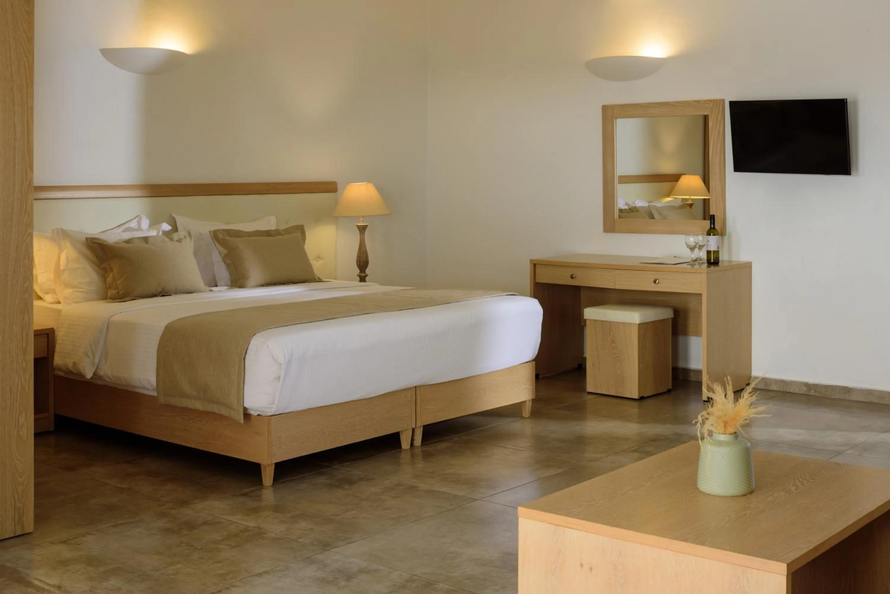 Bed in Aliter Suites