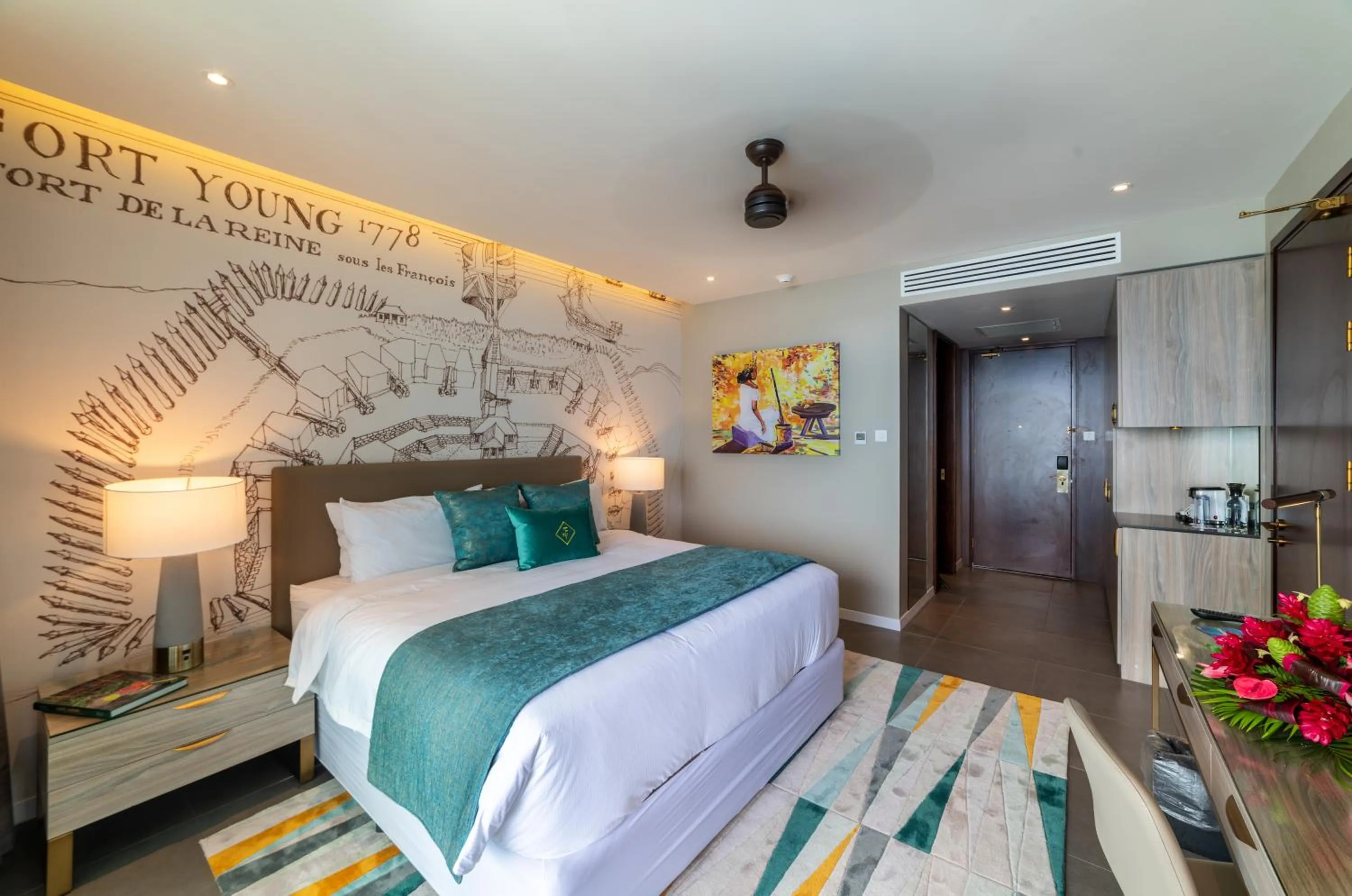 Bedroom, Bed in Fort Young Hotel