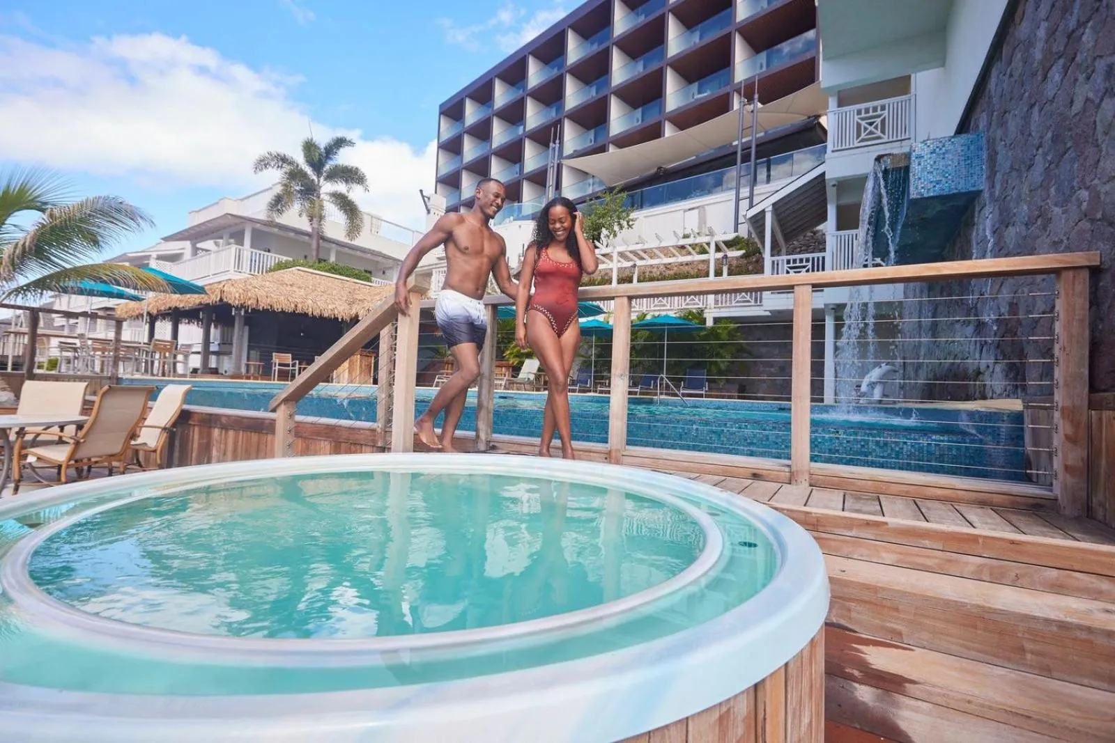 Hot Tub in Fort Young Hotel