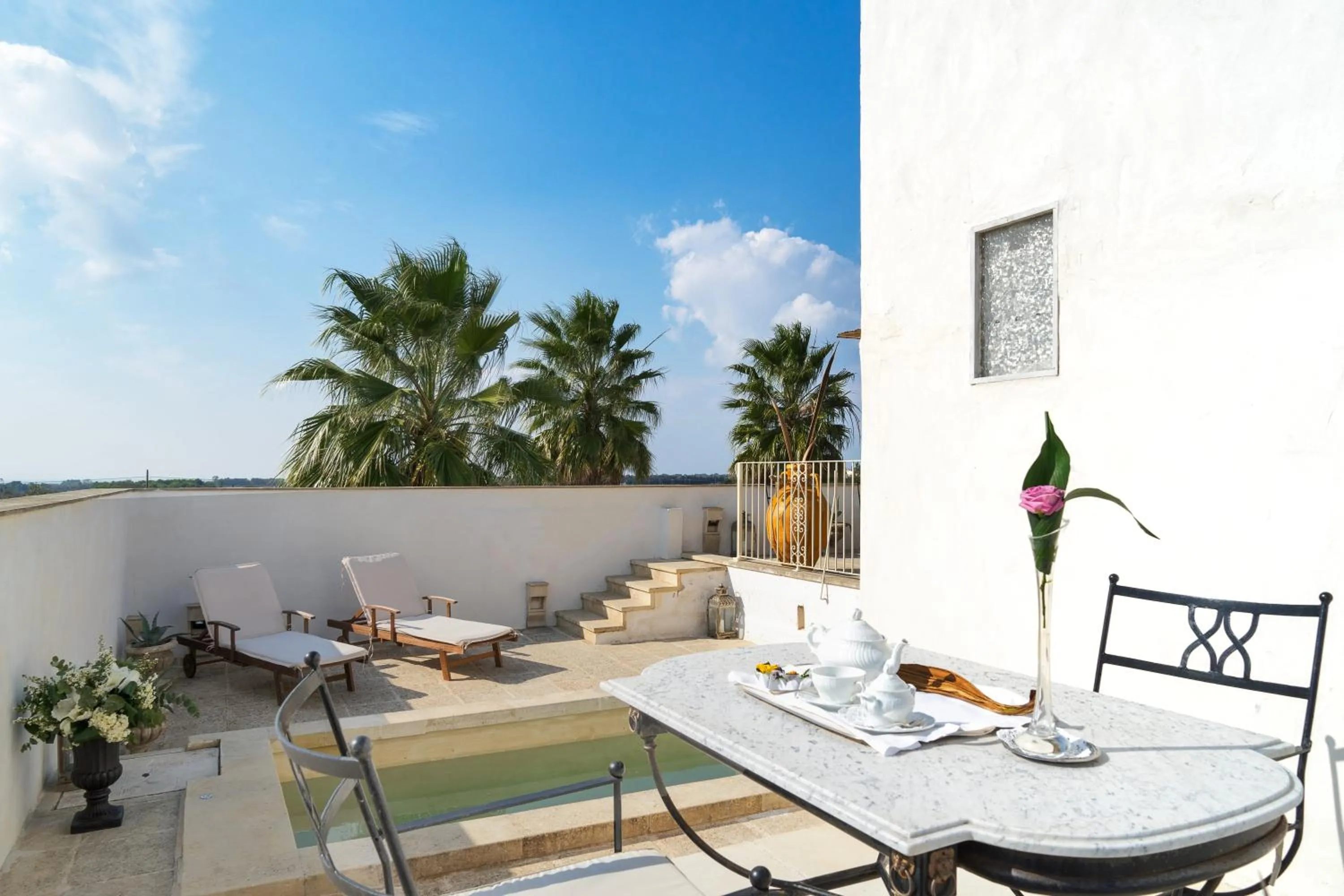 Balcony/Terrace in Tenuta Mosè Charming House&Relais Gallipoli