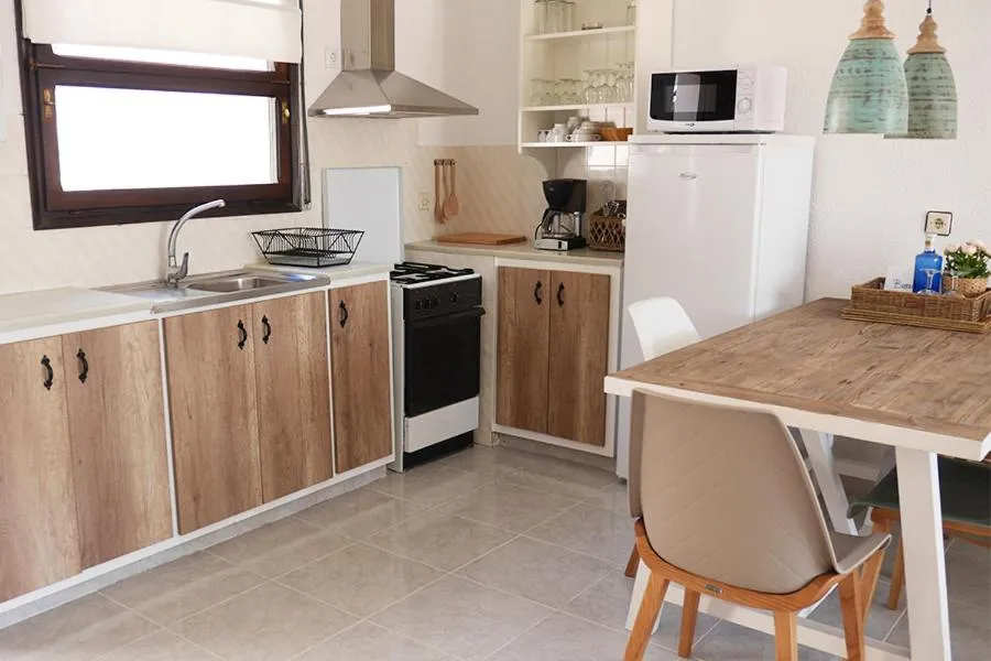 Kitchen or kitchenette in Mas Boronat Resort