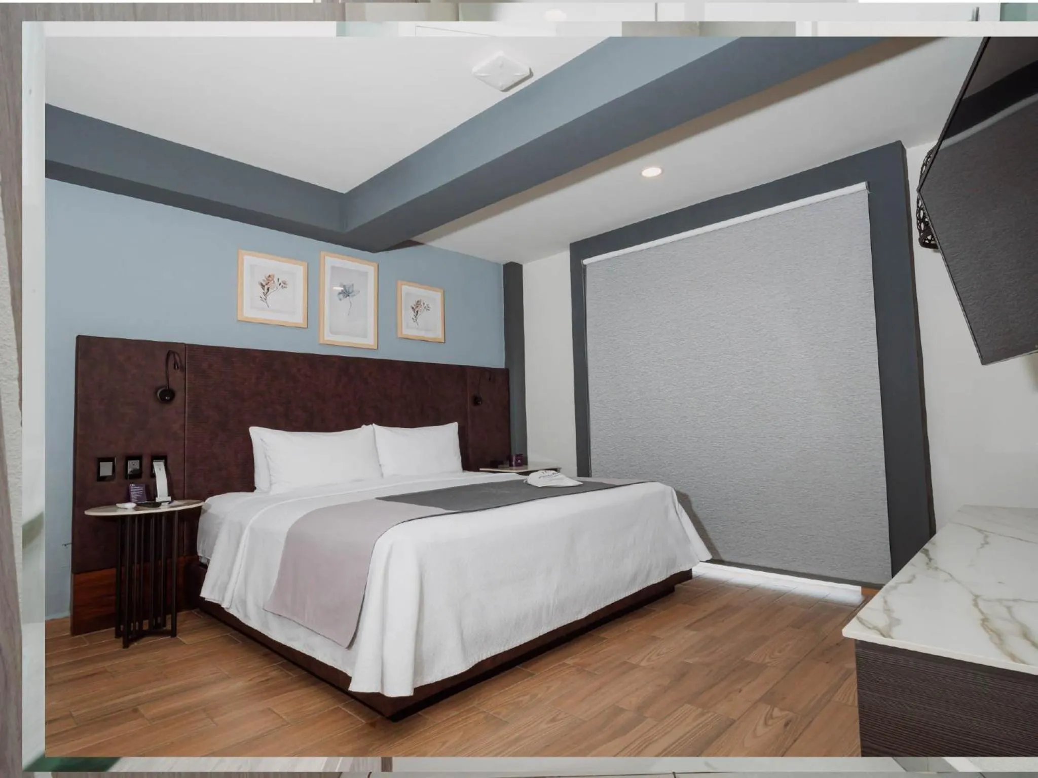 Communal lounge/ TV room, Bed in HS HOTSSON Hotel Acapulco