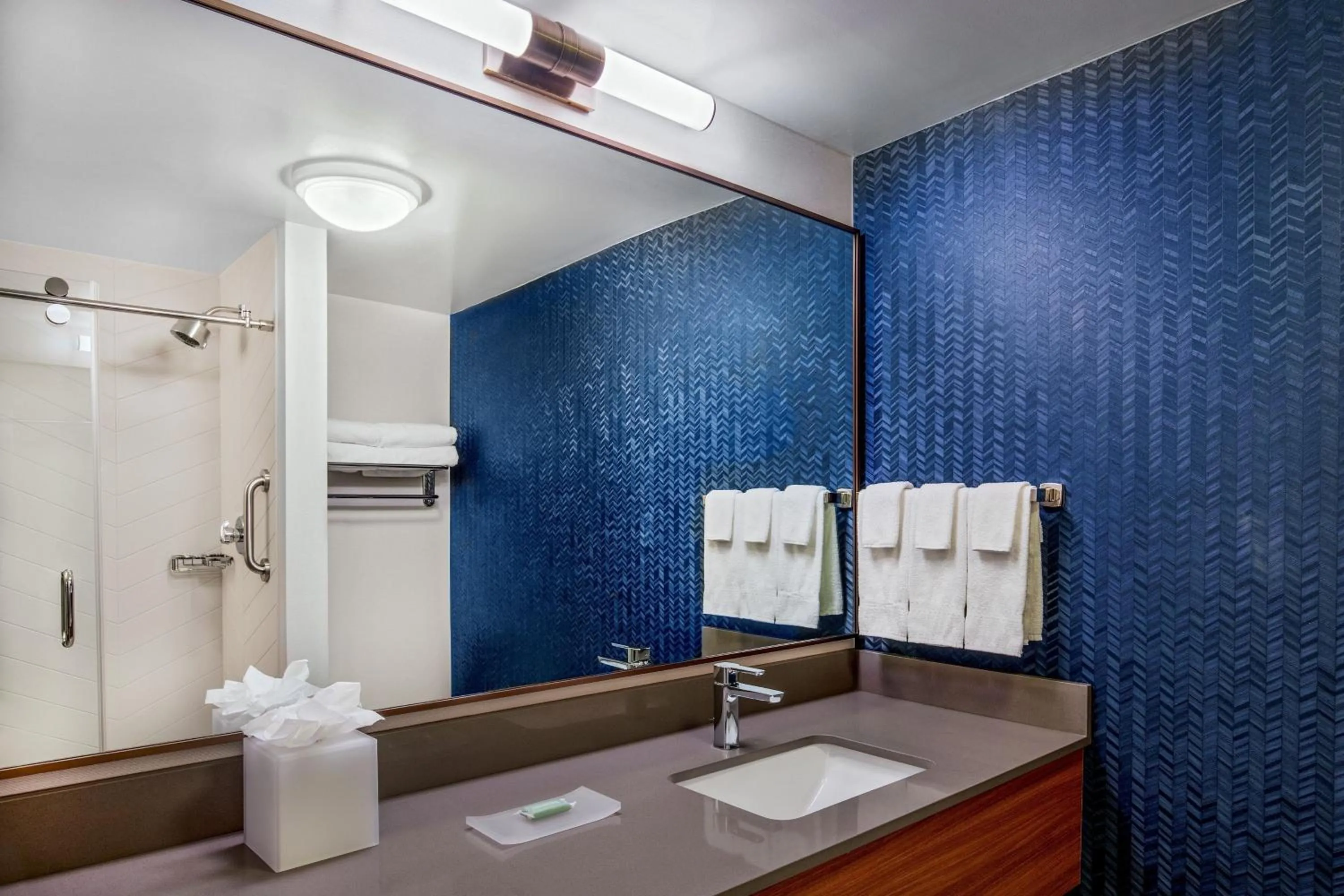 Bathroom in Fairfield Inn & Suites by Marriott Brunswick Freeport