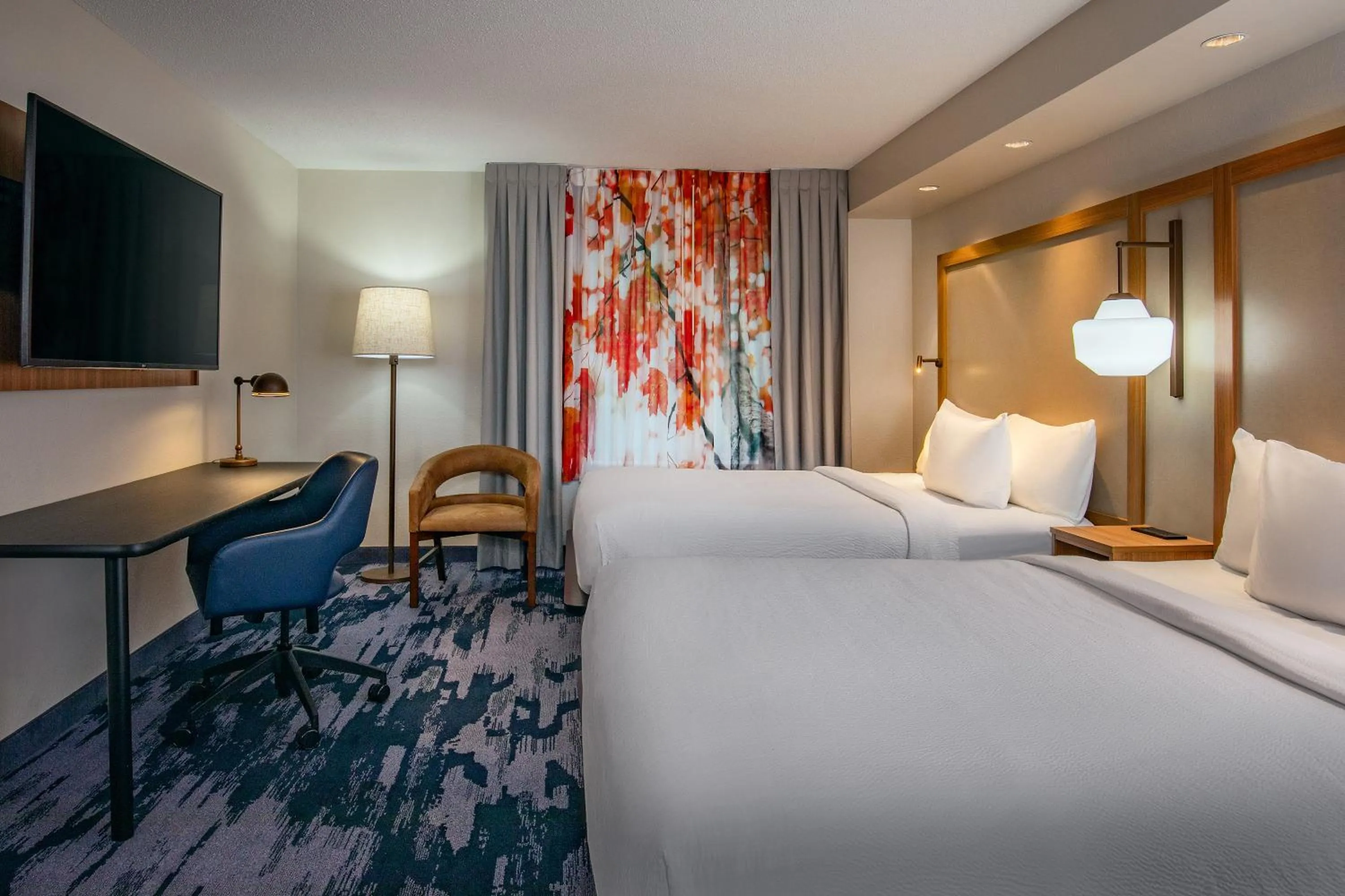 Bedroom, Bed in Fairfield Inn & Suites by Marriott Brunswick Freeport