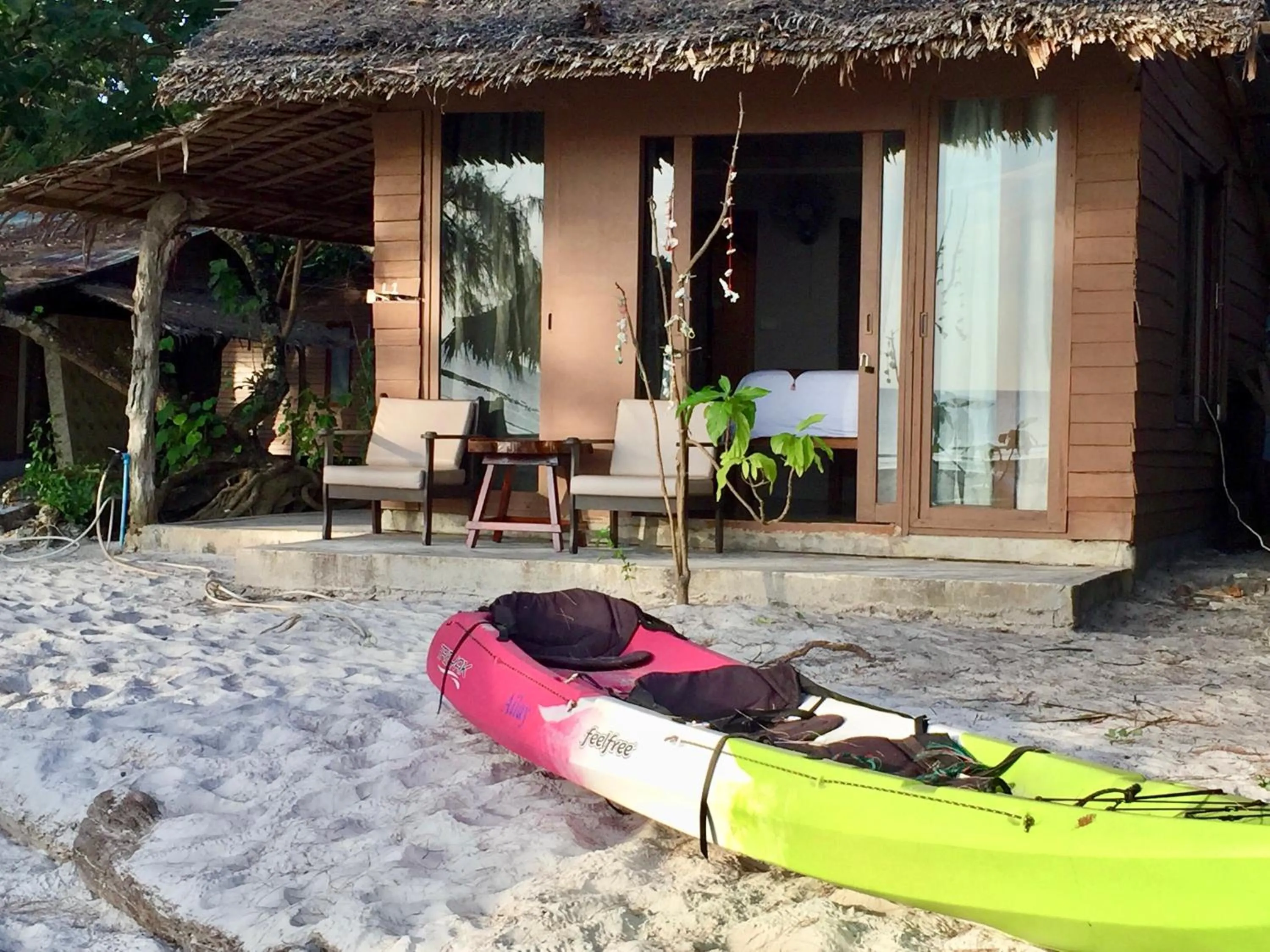 Seating area in La Ong Lay